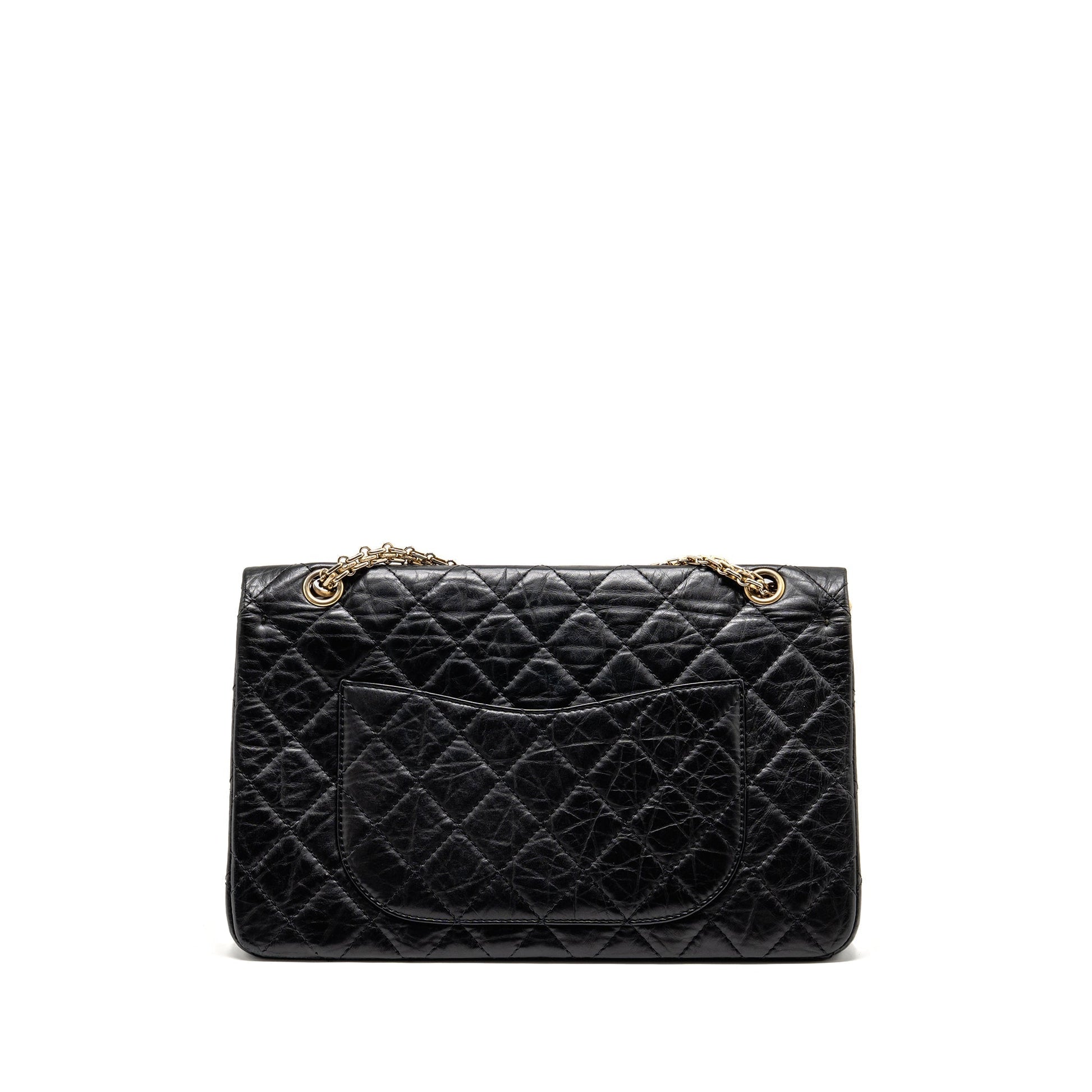 Chanel 2.55 227 reissue maxi flap aged Black Shoulder Bag