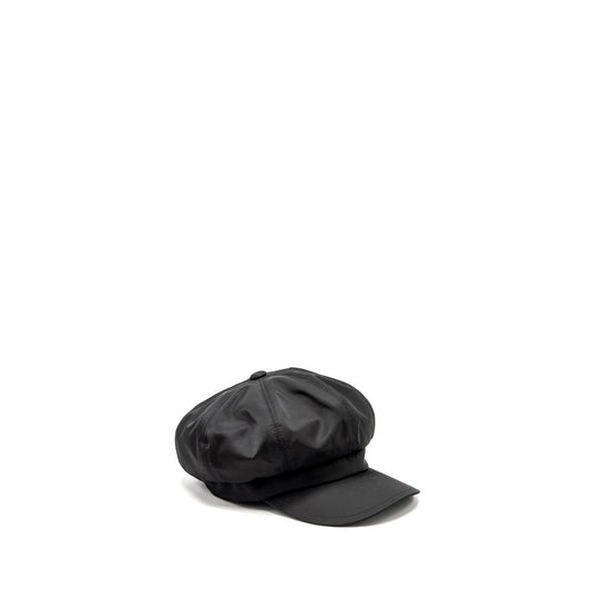Prada Size M Re Newsboy WomenâS Cap Handbag Nylon Black Travel Bag