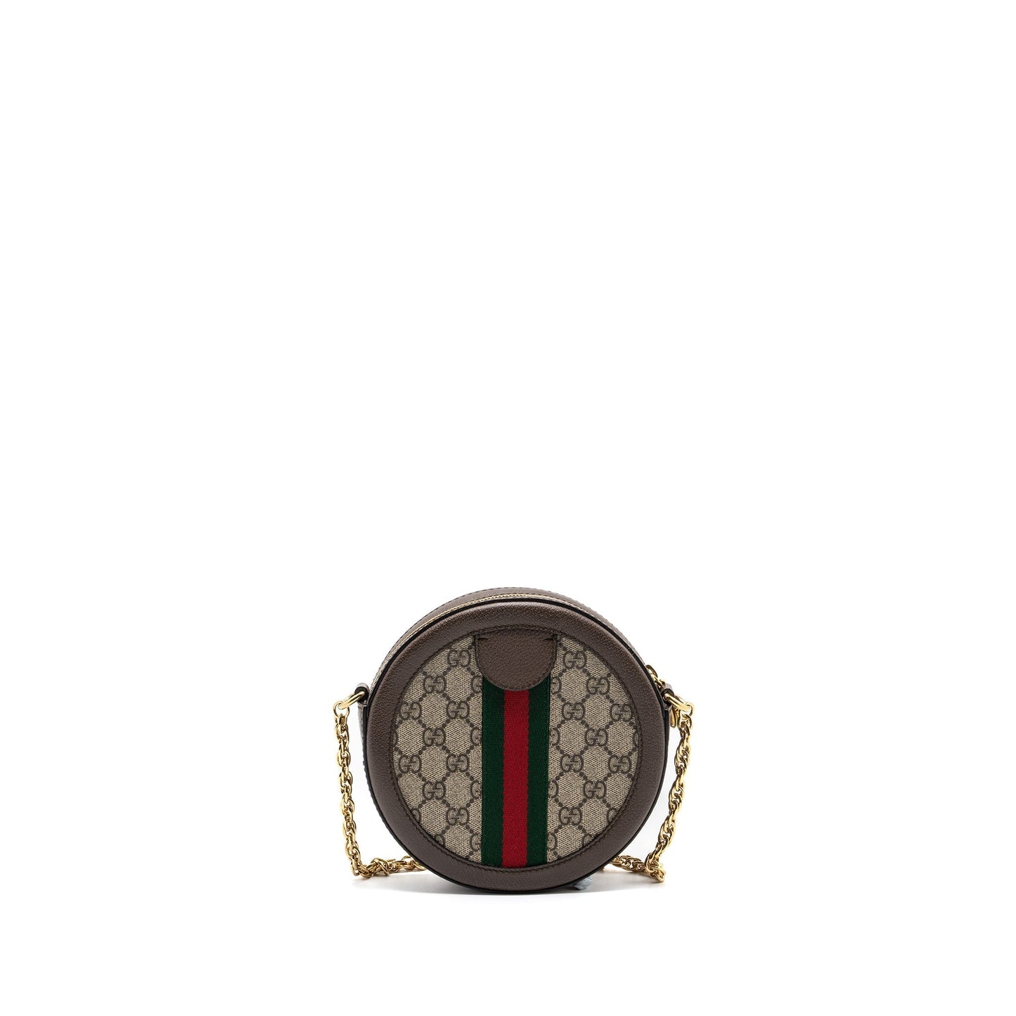 Gucci Ophidia Round Shoulder Bag Supreme Canvas Mini