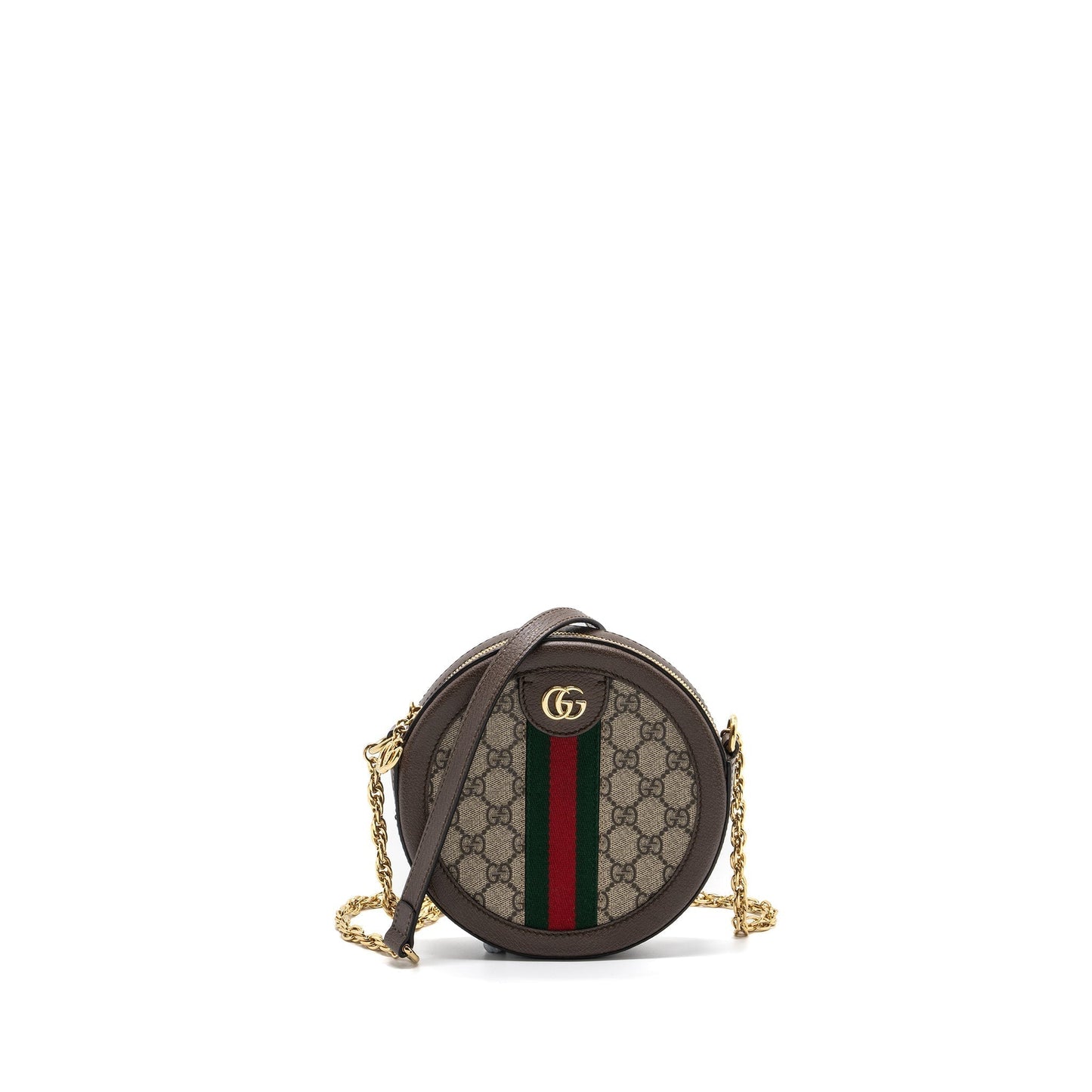 Gucci Ophidia Round Shoulder Bag Supreme Canvas Mini