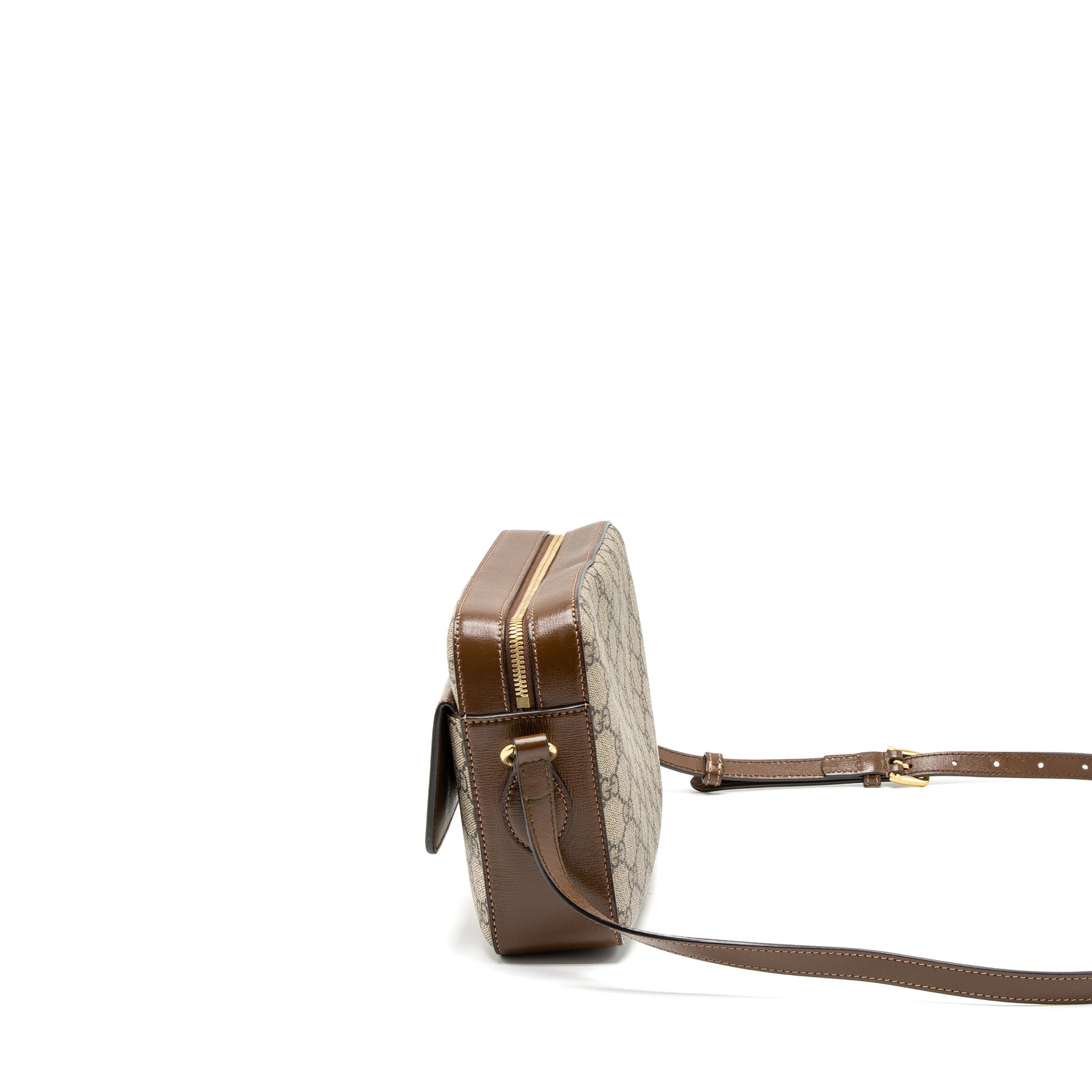 Gucci Horsebit Shoulder Bag Supreme Canvas Small