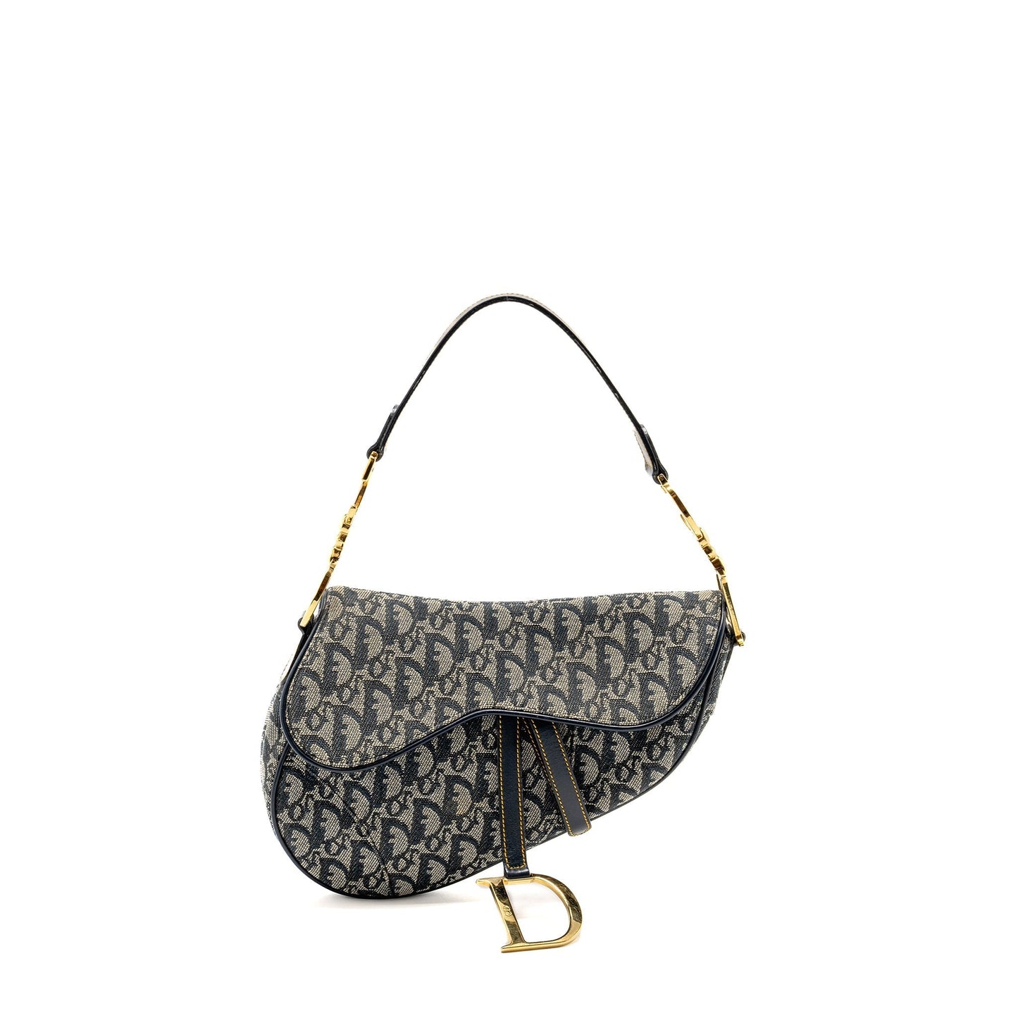 Dior Saddle Purse Multicolour Handbag Leather Canvas Travel Bag Multicolour Handbag