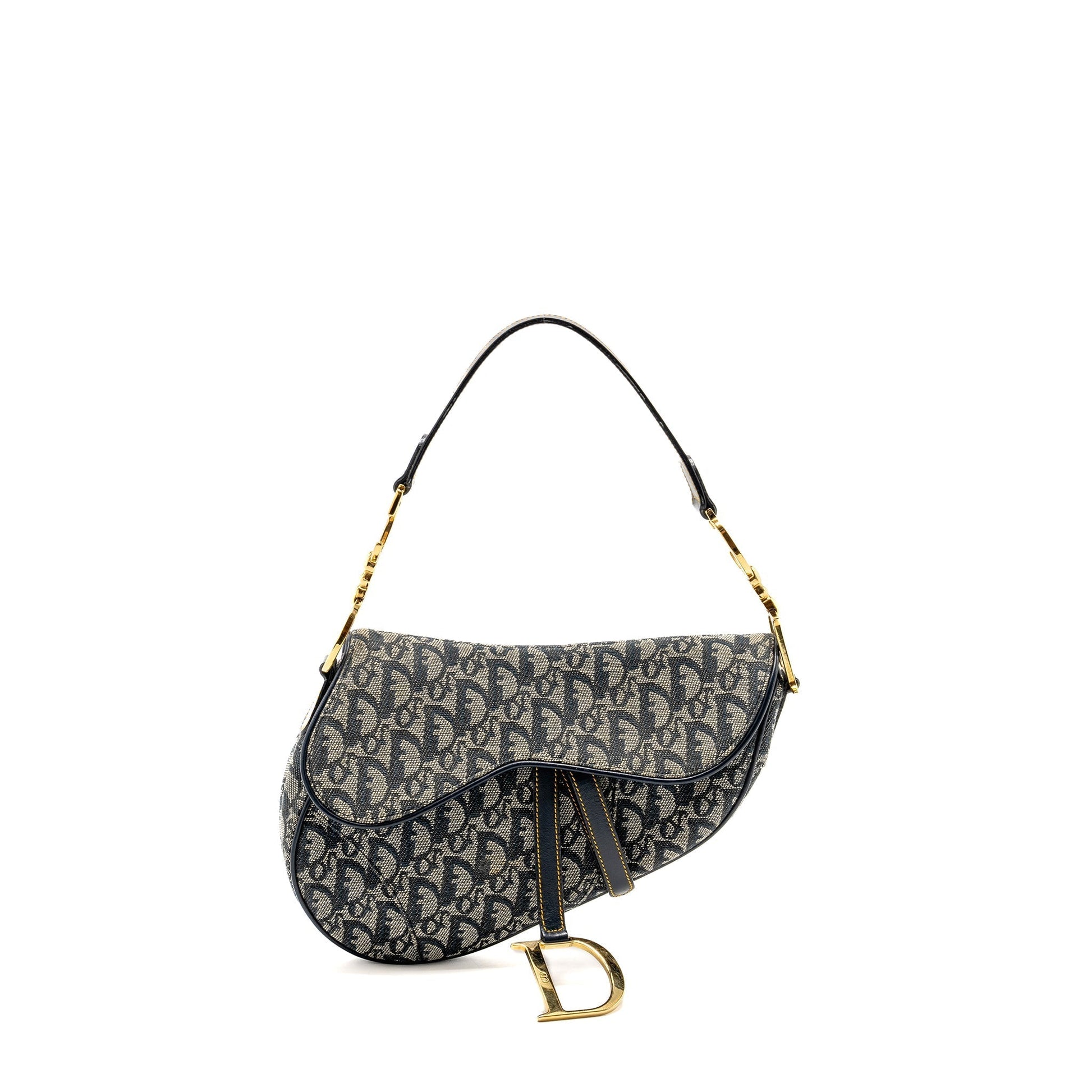Dior Saddle Purse Multicolour Handbag Leather Canvas Travel Bag Multicolour Handbag
