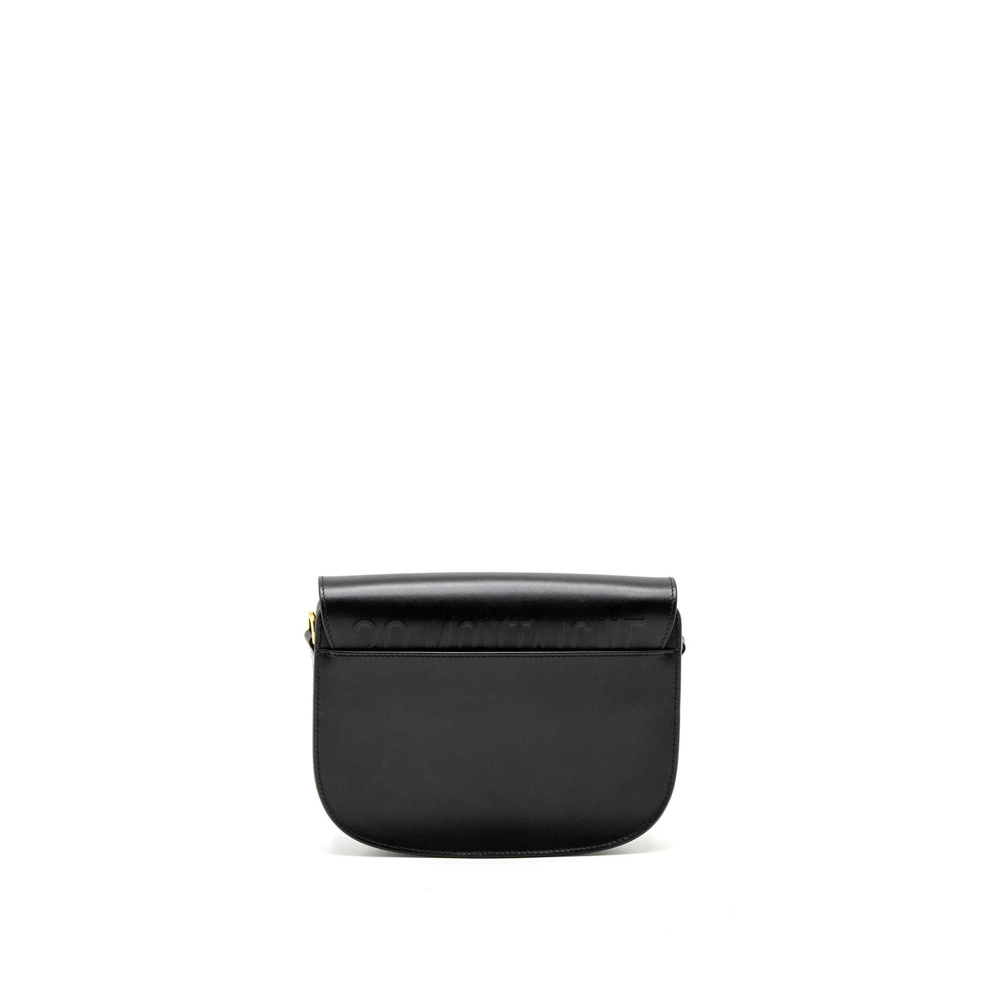 Dior Bobby Purse Calfskin Handbag Black Medium Travel Bag