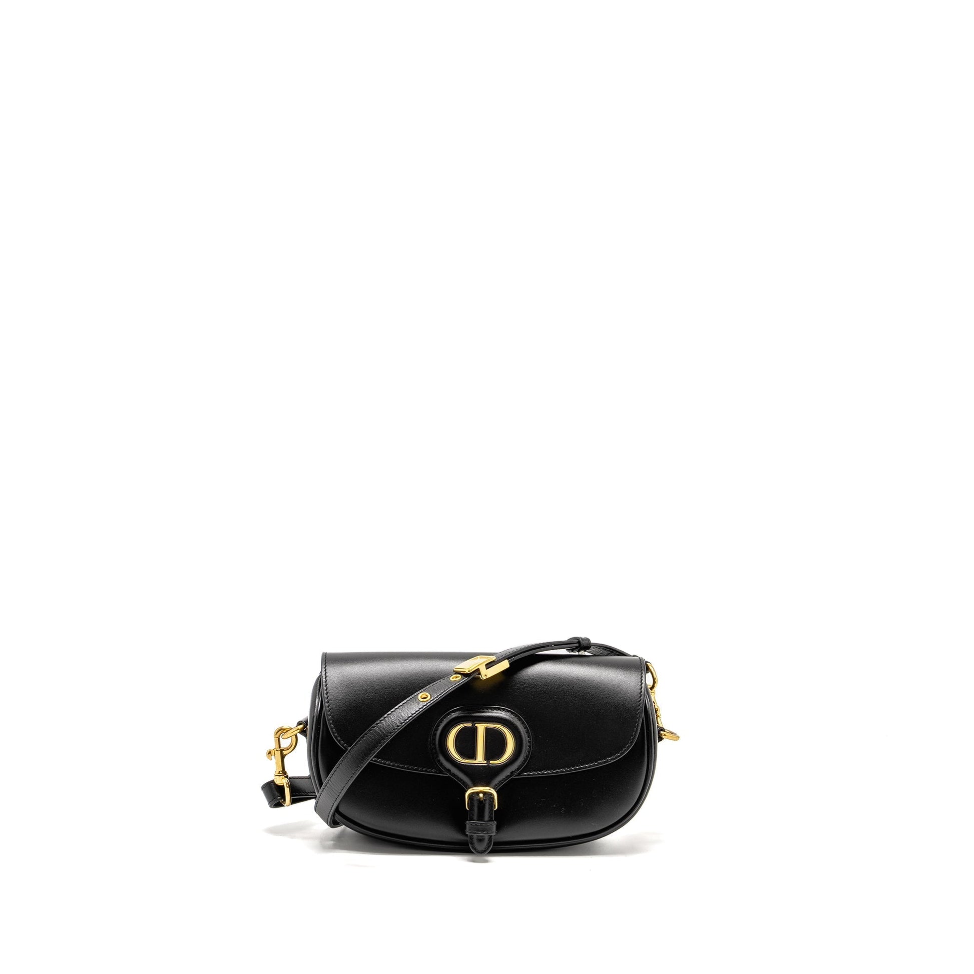 Dior Bobby East West Purse Box Calfskin Handbag Black Travel Bag