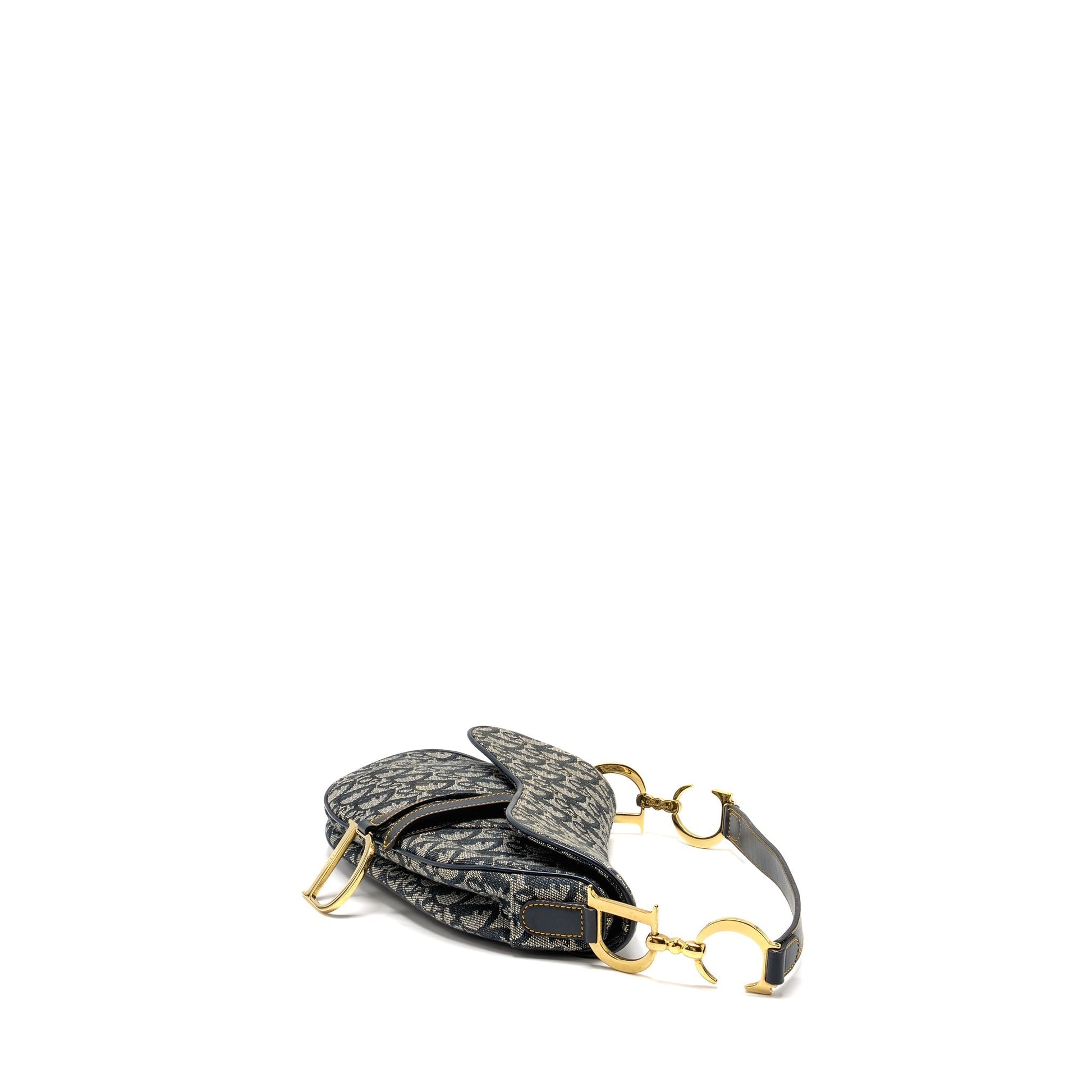 Dior Saddle Purse Multicolour Handbag Leather Canvas Travel Bag Multicolour Handbag