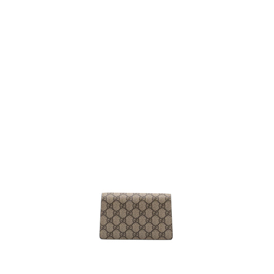 Gucci Dionysus Super Mini Supreme Ruthenium Hardware Handbag Canvas Suede Travel Bag