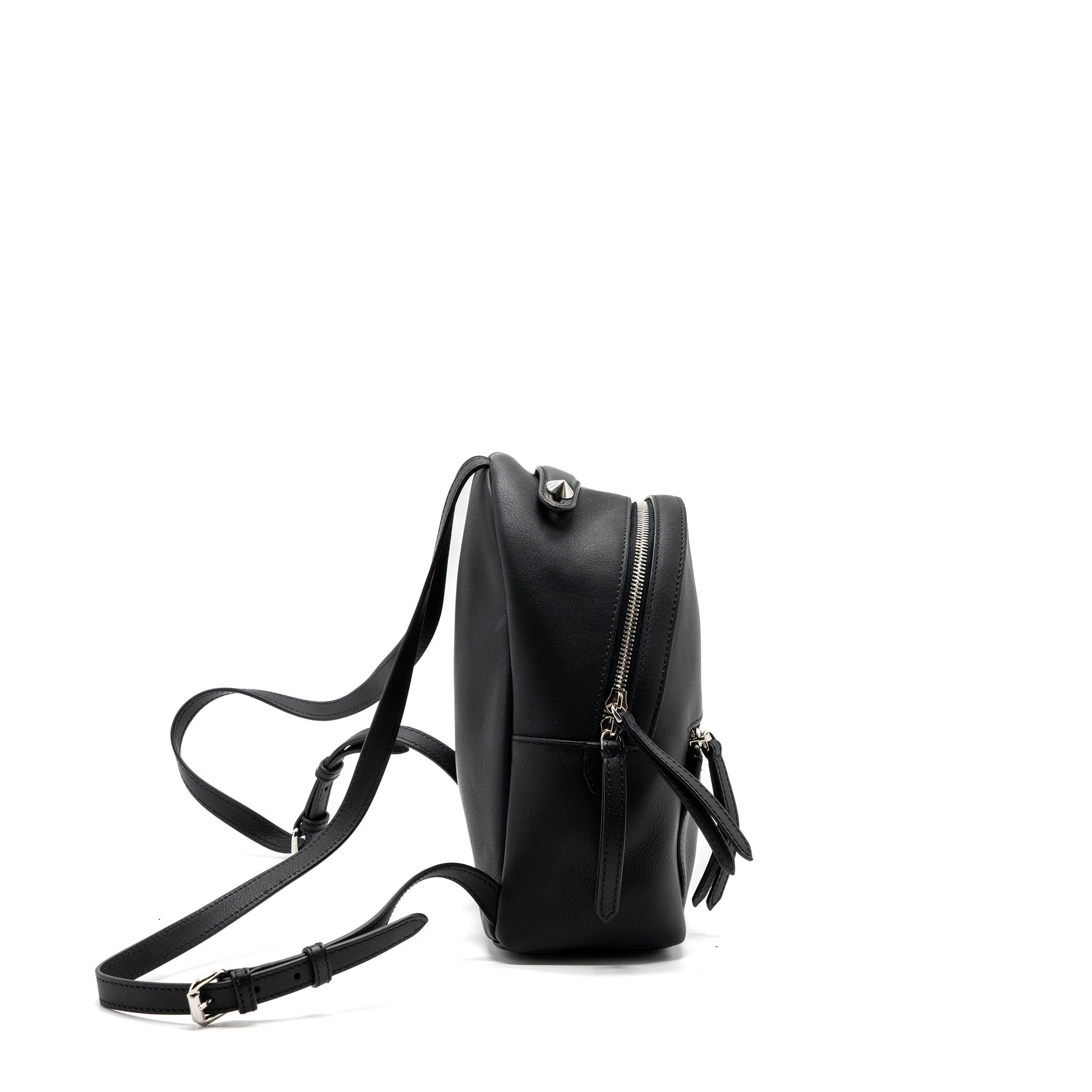 Fendi By The Way Backpack Crystal Leather Black