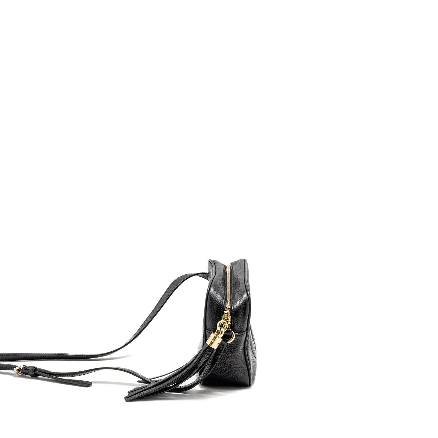 Gucci Soho Disco Camera Crossbody Bag Calfskin Black