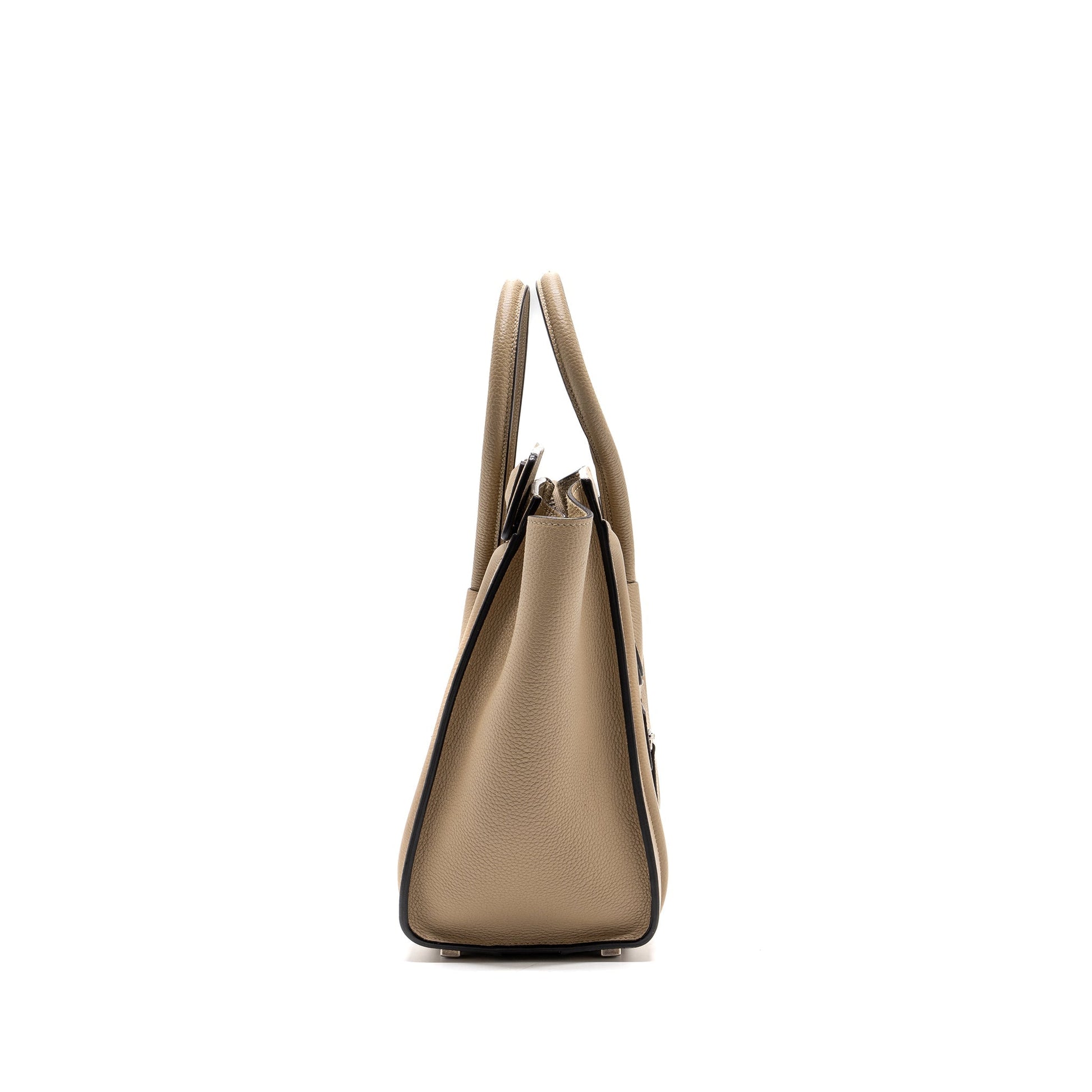 Celine Micro Luggage Purse Calfskin Dune Handbag Travel Bag