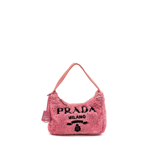 Prada Re Edition Terry Purse Handbag Pink Mini Travel Bag
