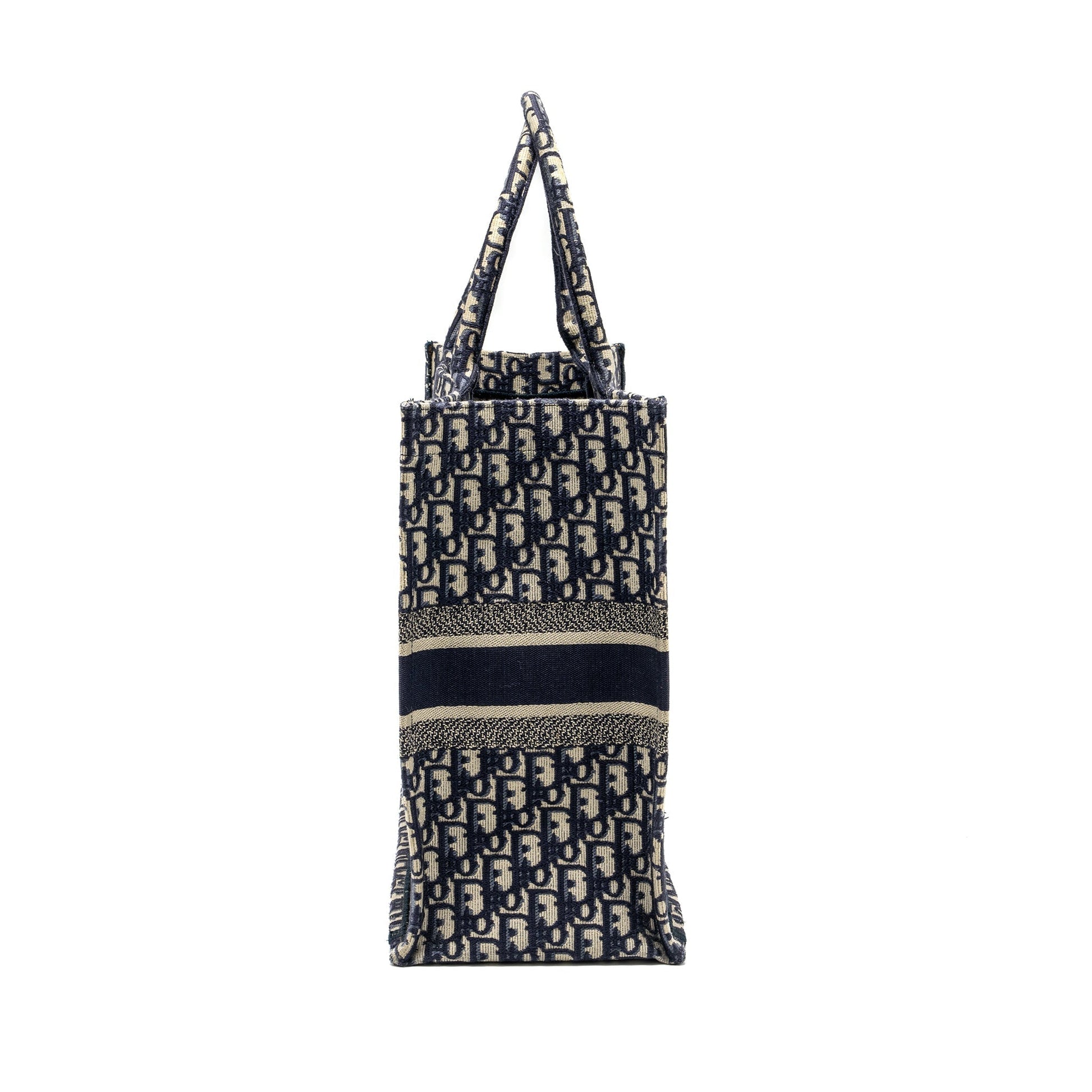 Dior Book Tote Oblique Handbag Blue Large Tote Bag