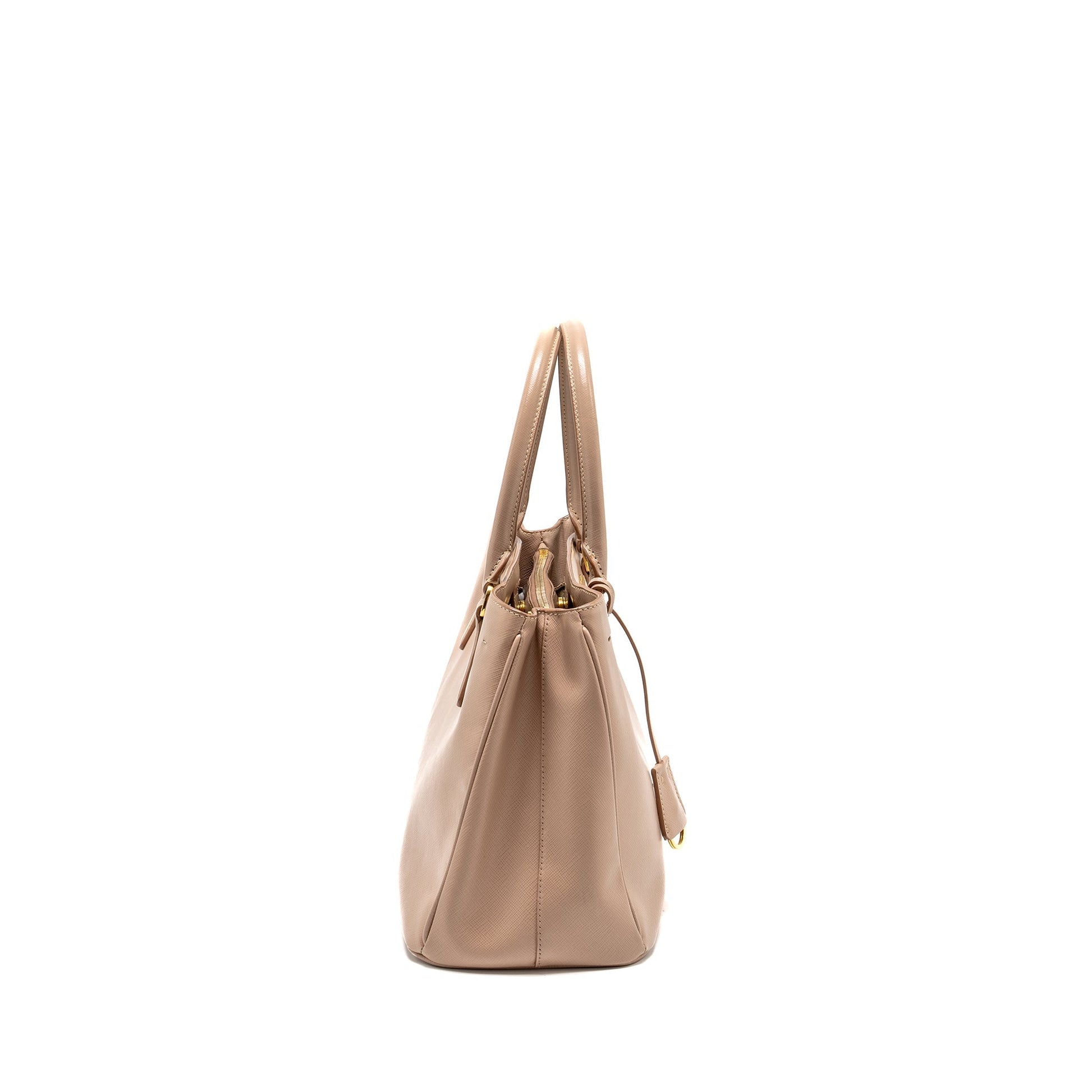 Prada Saffiano Tote Purse Calfskin Powder Handbag Pink Tote Bag