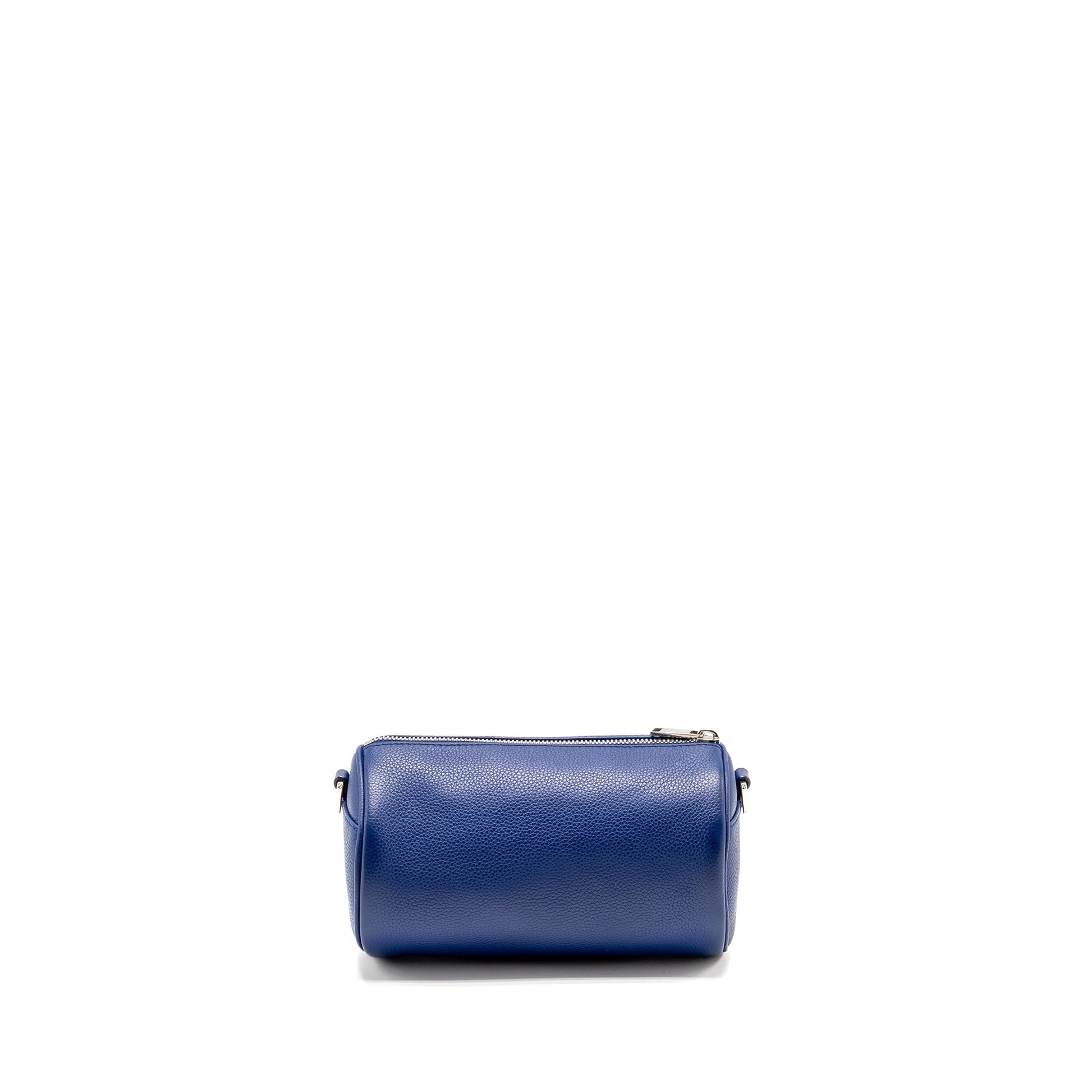 Dior Atelier Roller Messenger Purse Calfskin Navy Handbag Travel Bag