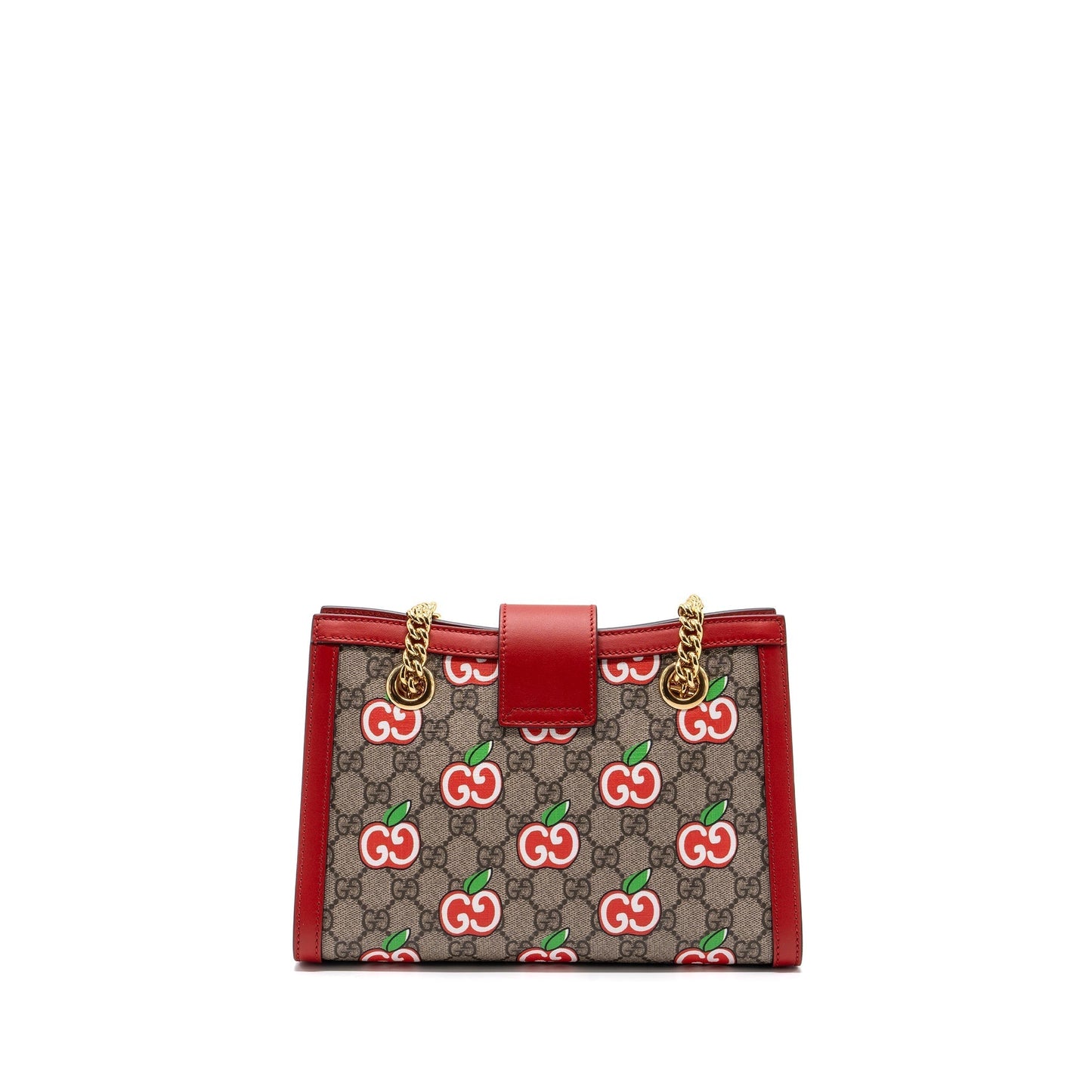 Gucci Padlock Shoulder Bag Supreme Canvas Red