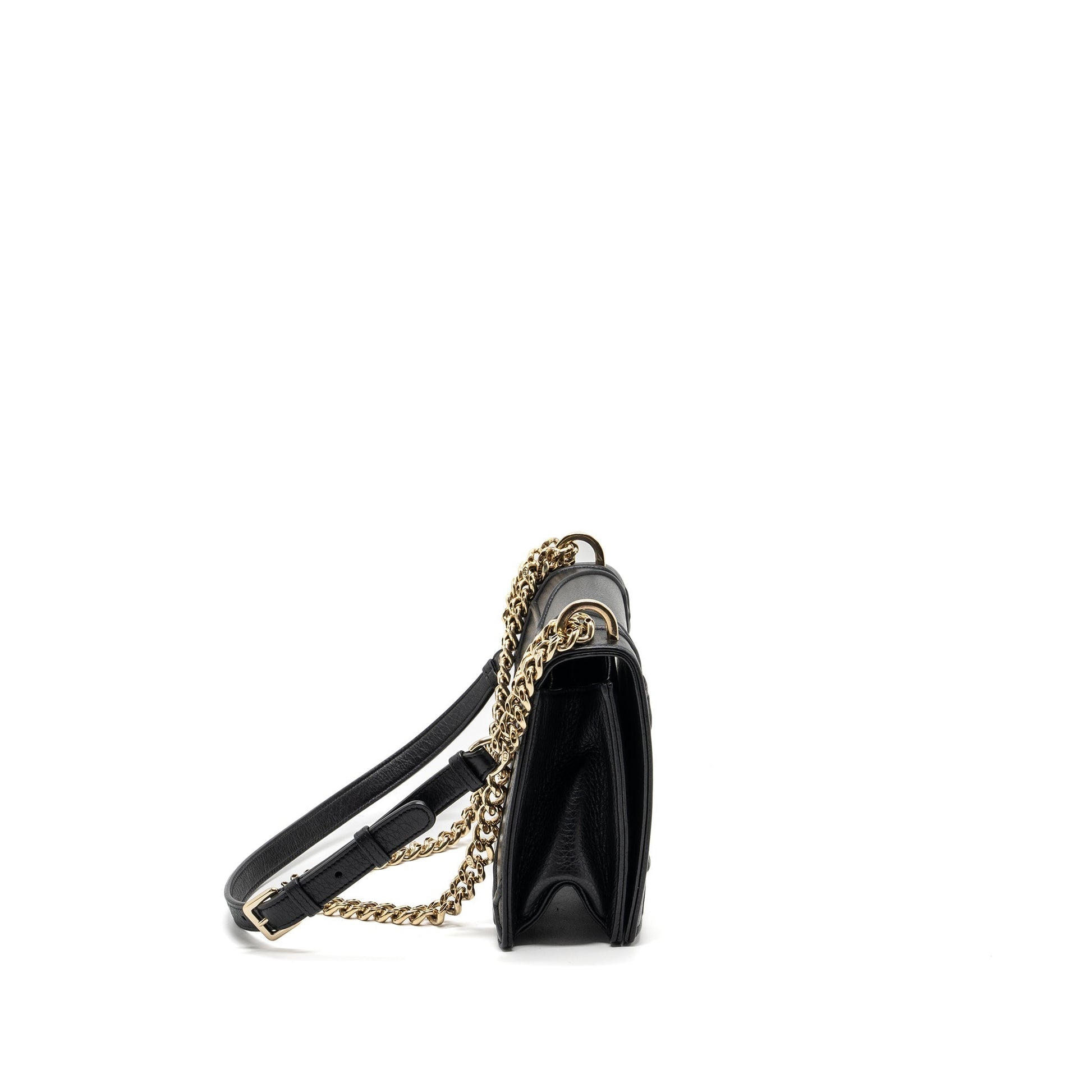 Dior ama Purse Calfskin Handbag Black Travel Bag