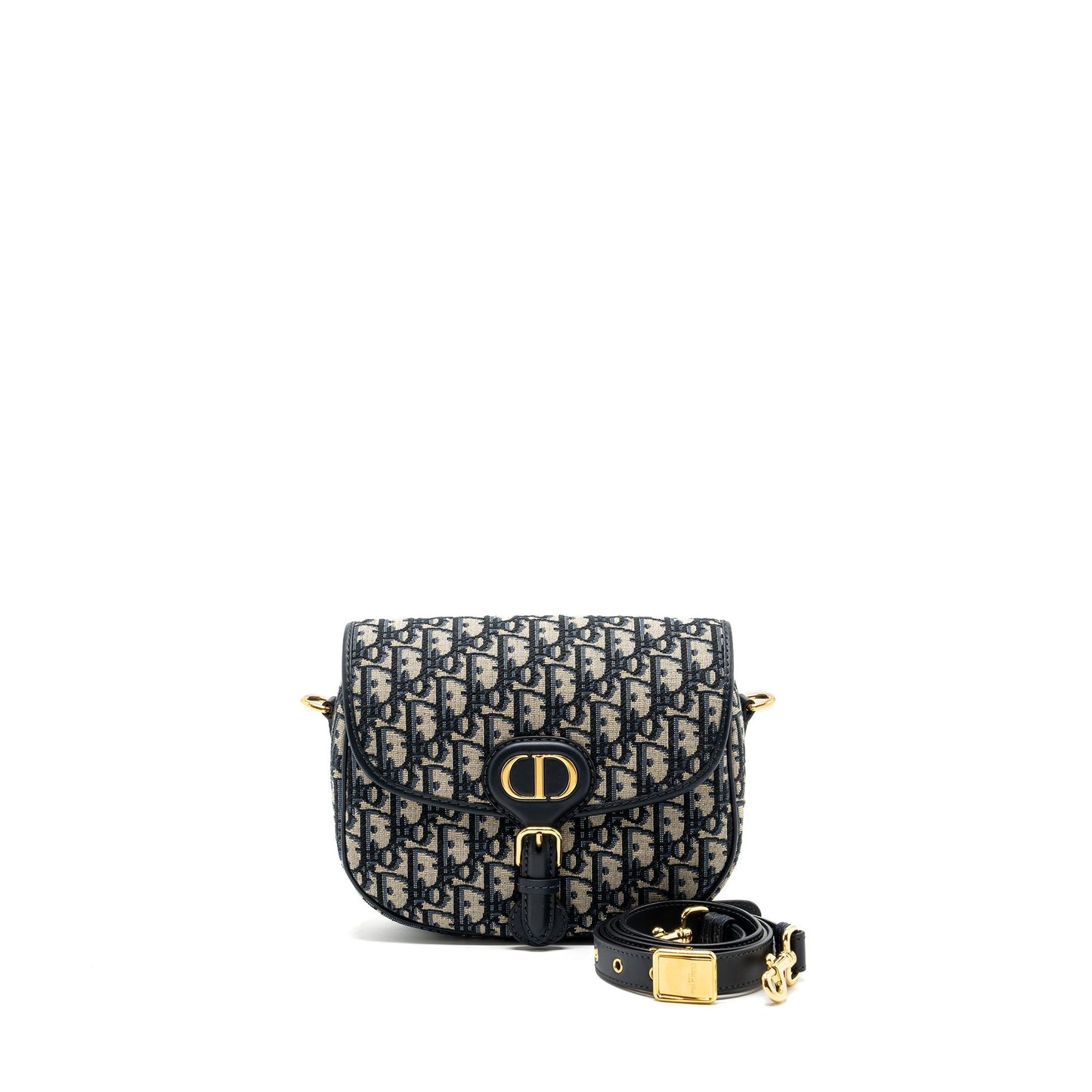 Dior Bobby Purse Oblique Jacquard Handbag Blue Travel Bag