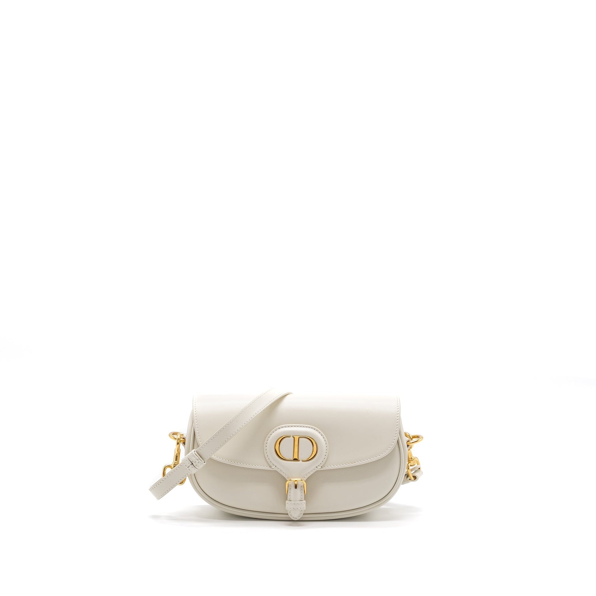 Dior Bobby East West Purse Box Calfskin Handbag White Travel Bag