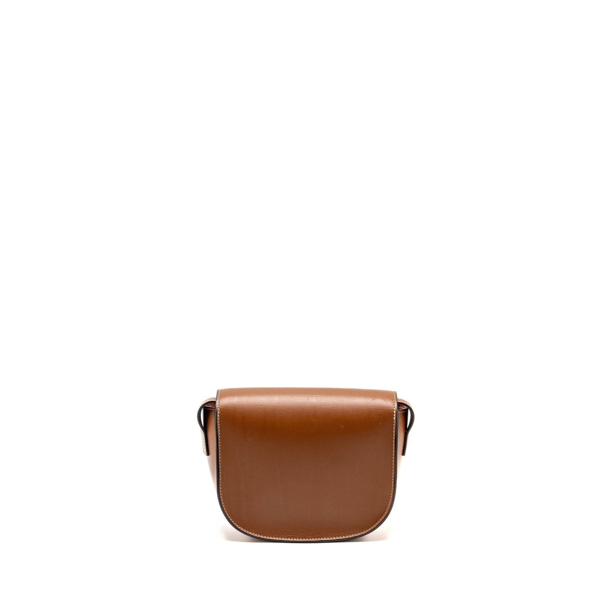 Celine Folco Cuir Triomphe Smooth Calfskin Handbag Tan Travel Bag