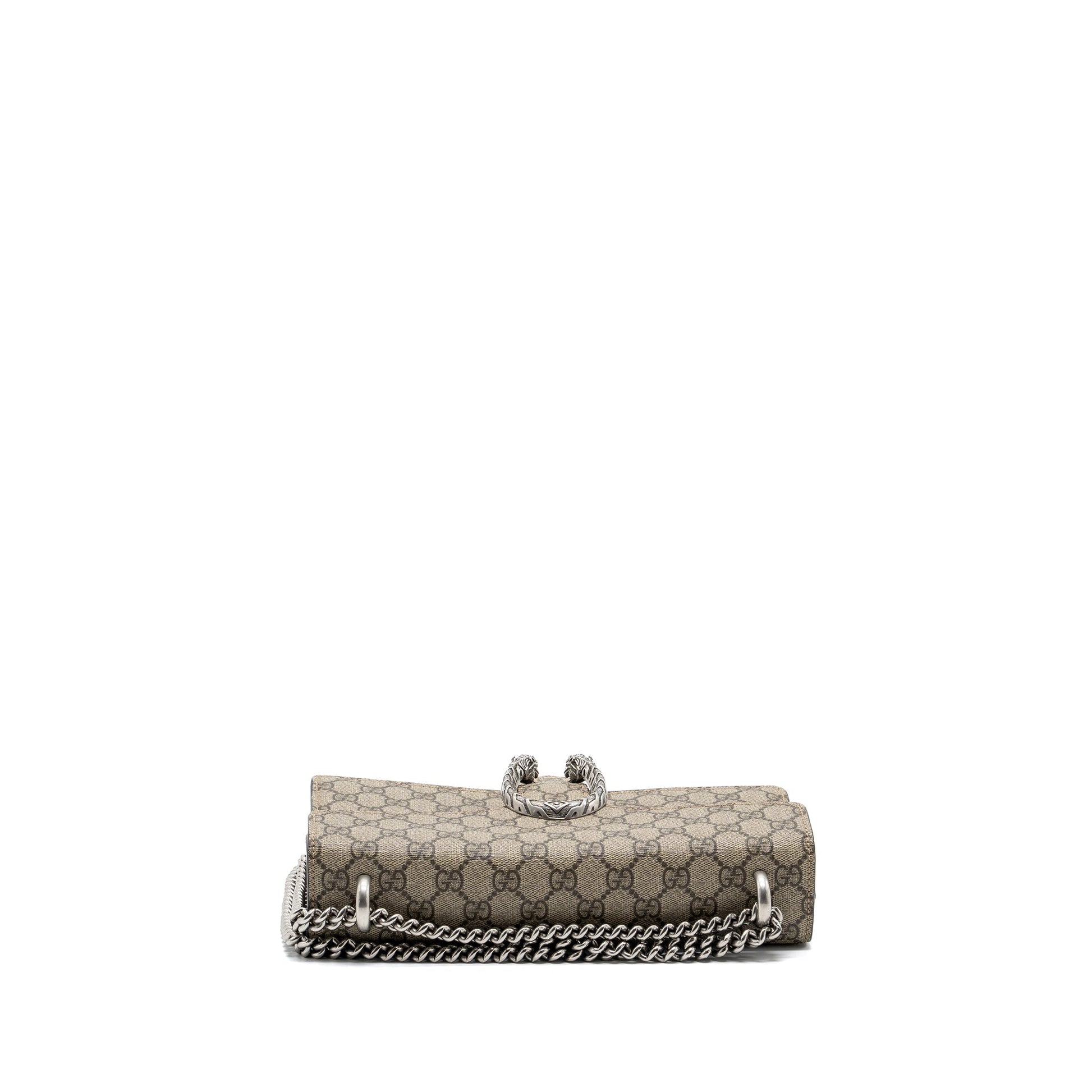Gucci Dionysus Shoulder Bag Supreme Beige Shw Leather Canvas