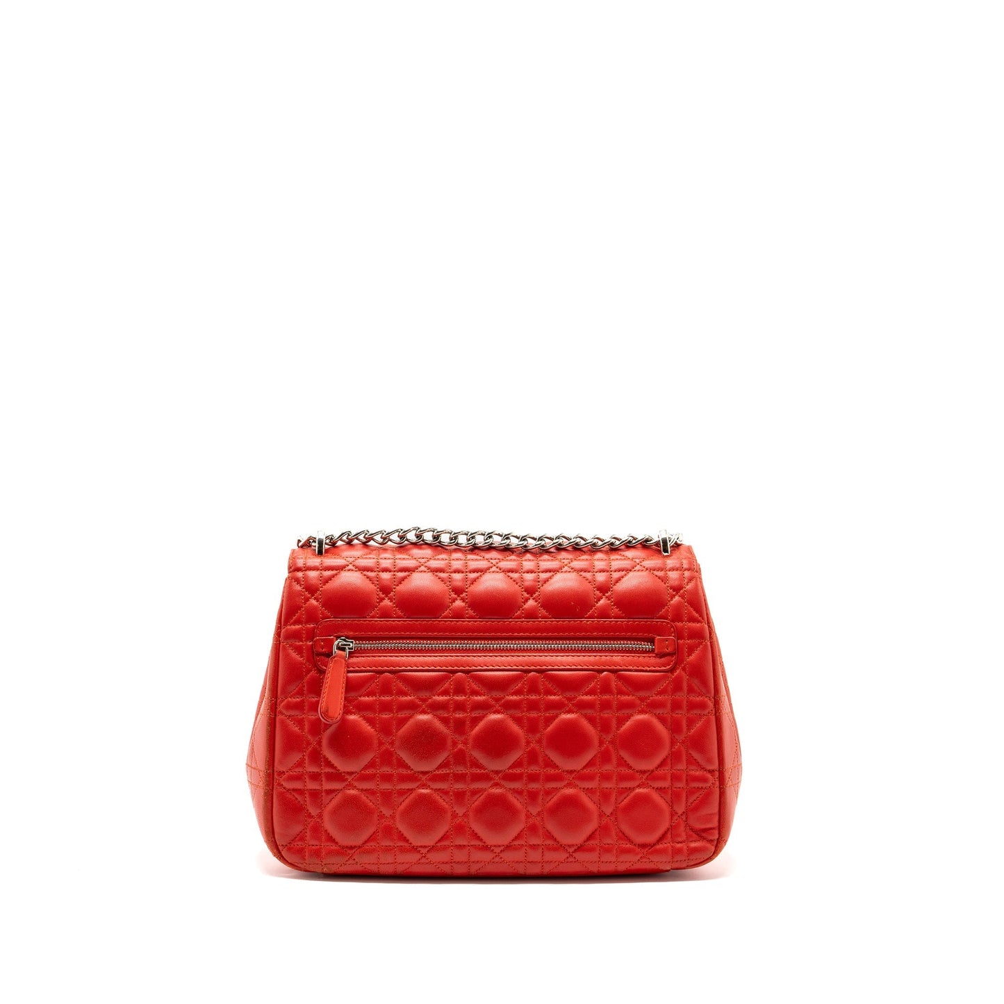 Dior Miss Purse Lambskin Handbag Red Mini Travel Bag