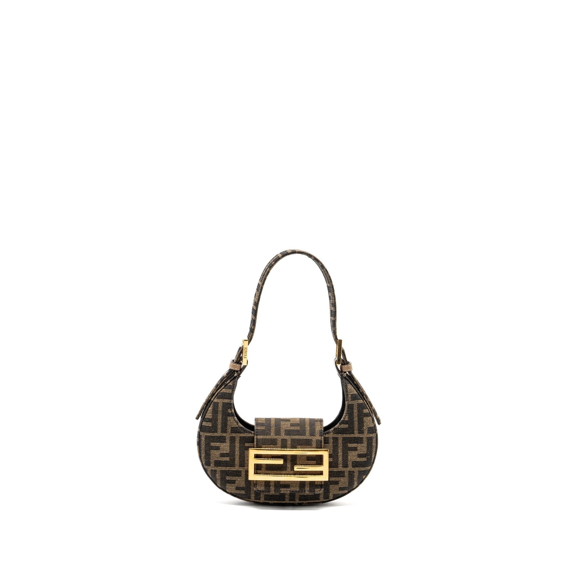 Fendi Cookie Purse Fabric Jacquard Mini Travel Bag