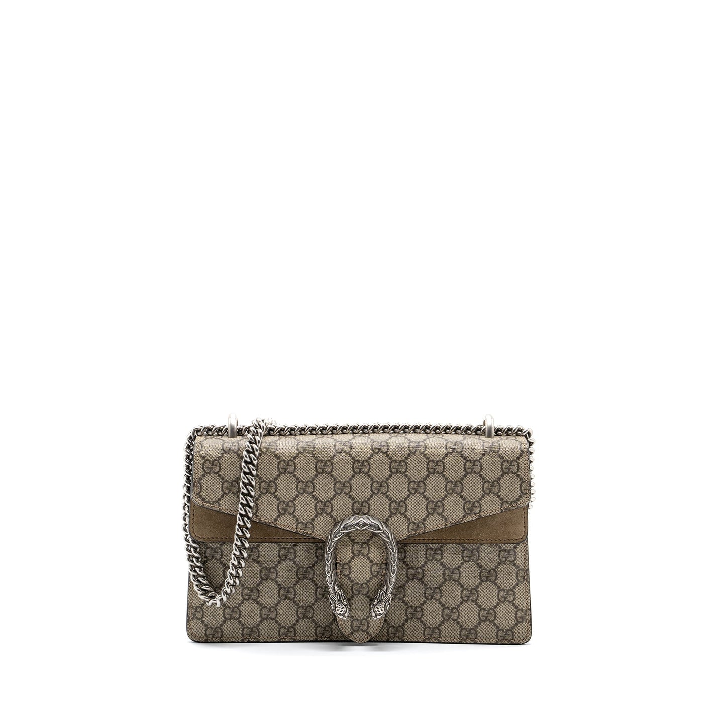 Gucci Dionysus Shoulder Bag Supreme Beige Shw Leather Canvas
