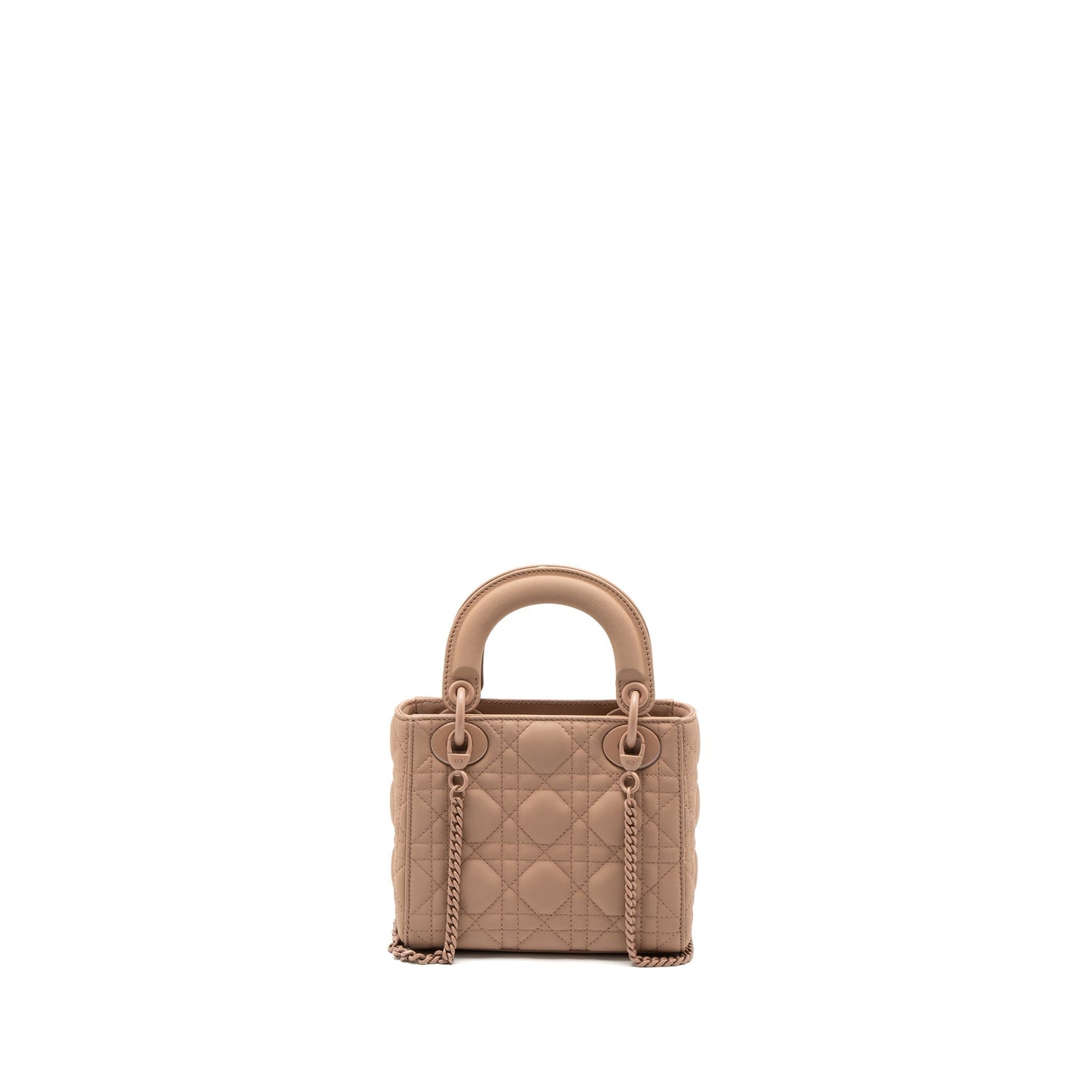 Dior Lady Ultra Matte Cannage Calfskin Blush With Mini Travel Bag
