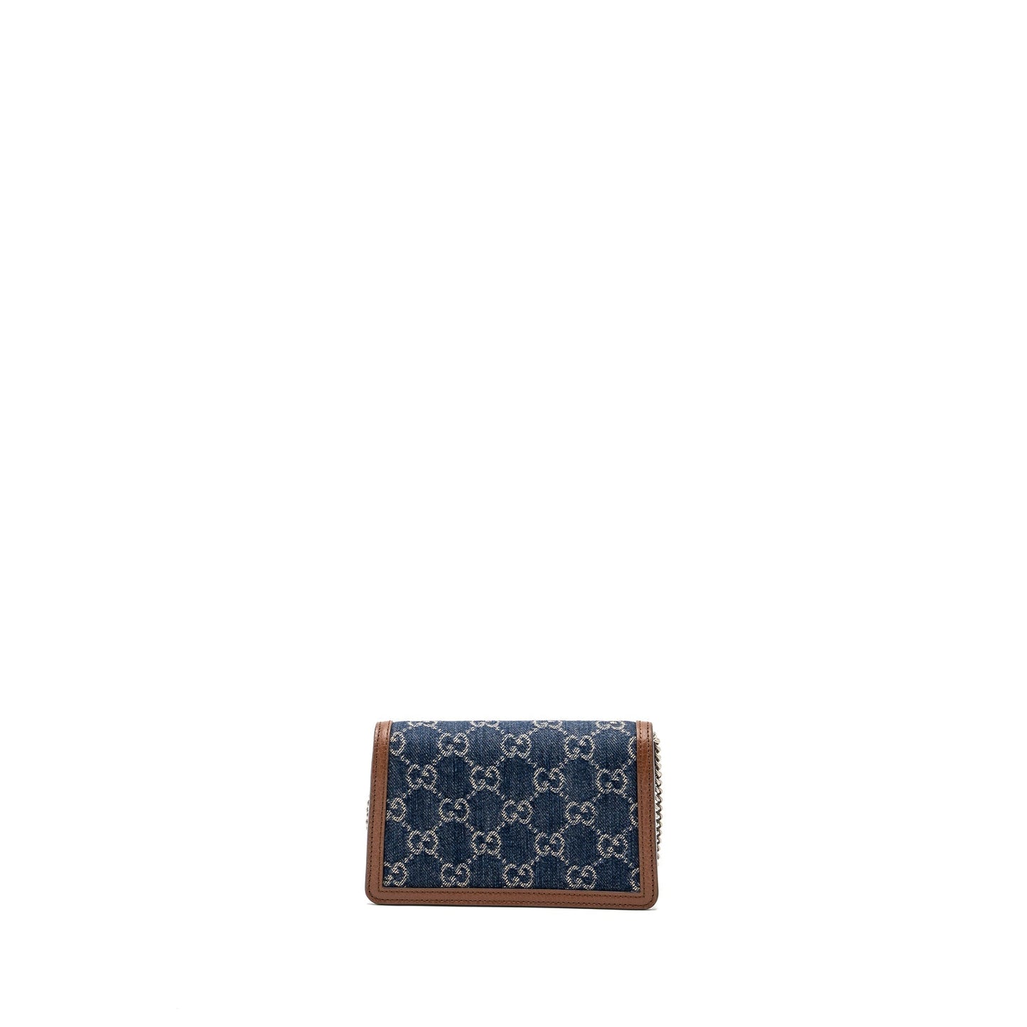 Gucci Dionysus Super Mini Shw Handbag Leather Denim Travel Bag