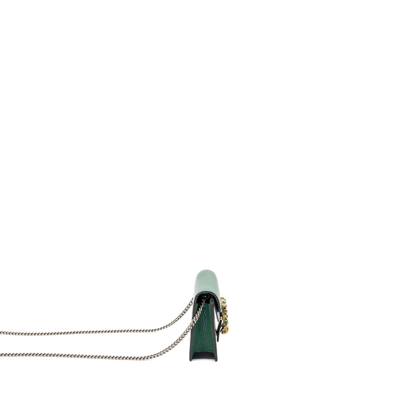 Gucci Dionysus Super Handbag Leather Green Travel Bag