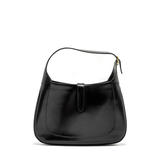 Gucci Jackie Bag Calfskin Black Medium Travel Bag