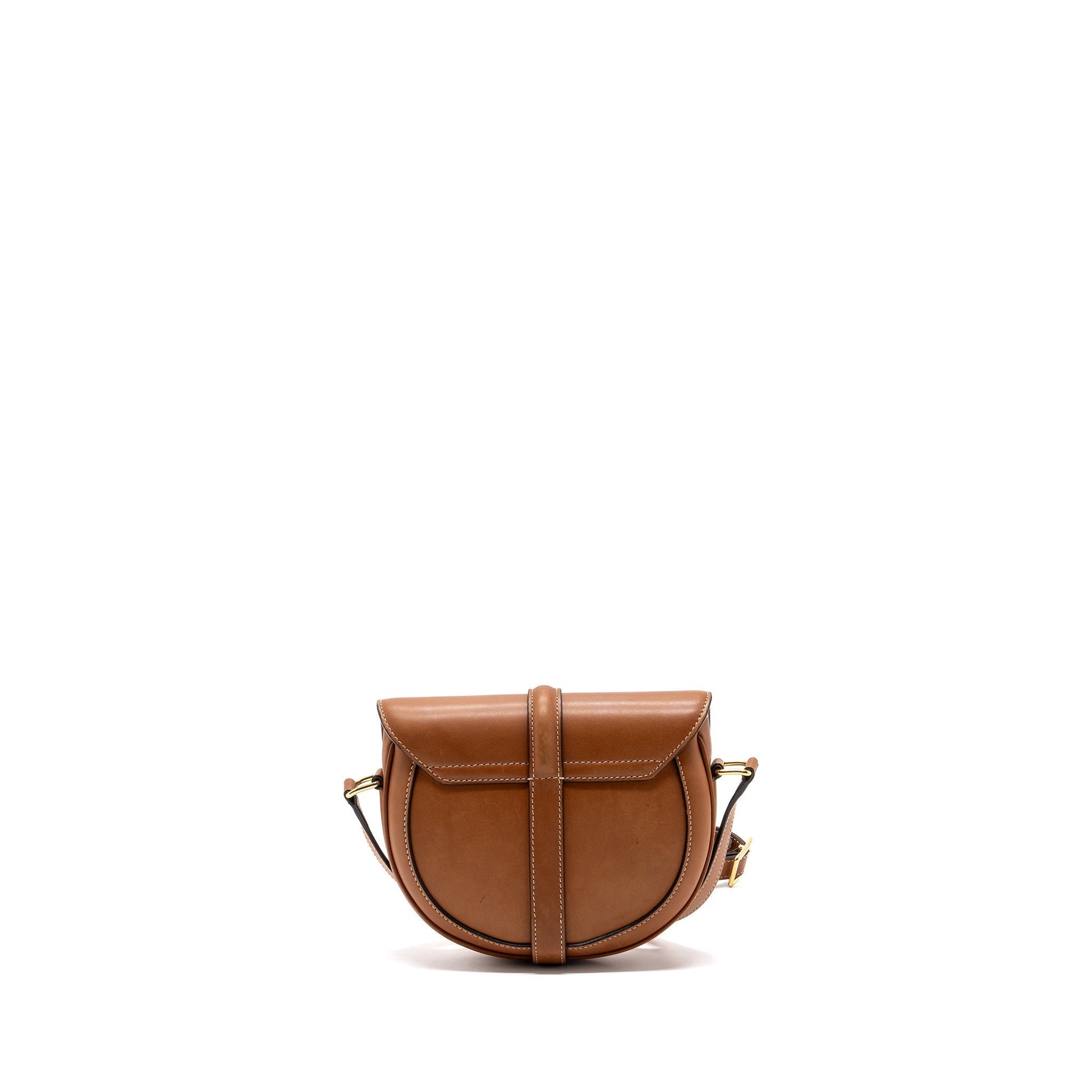 Celine Besace Purse Calfskin Handbag Brown Travel Bag