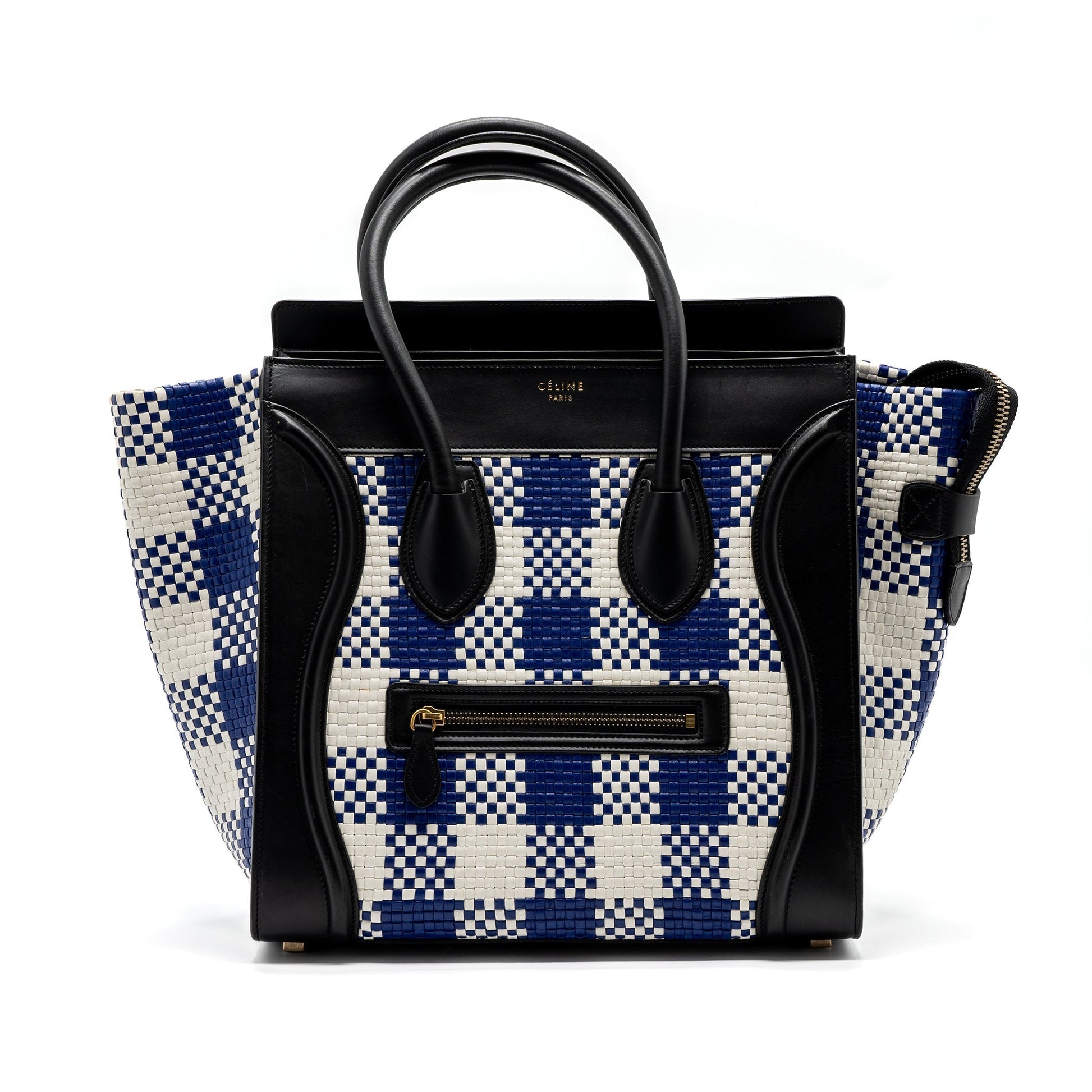 Celine Luggage Tote Multicolour Handbag Leather Mini Tote Bag