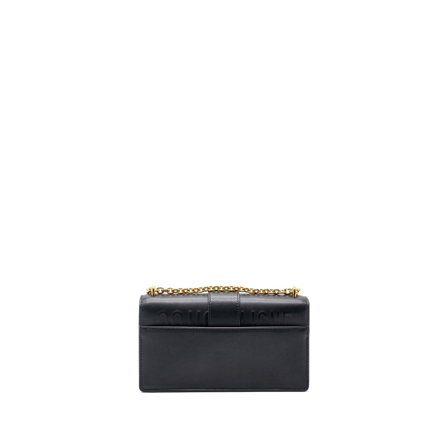 Dior Montaigne East West Purse With Calfskin Handbag Black Chain Travel Bag
