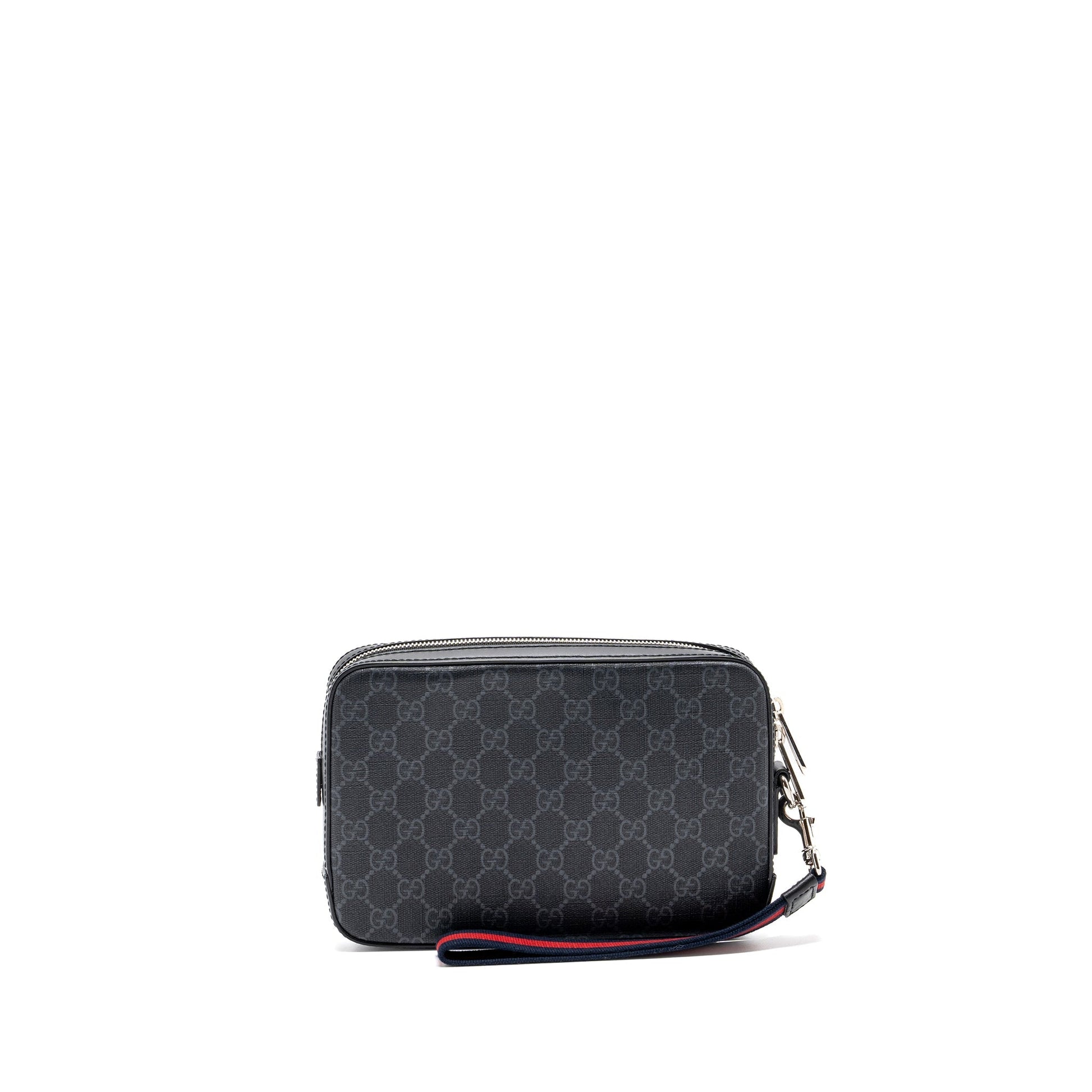 Gucci Clutch Supreme Shw Canvas Black Clutch Bag