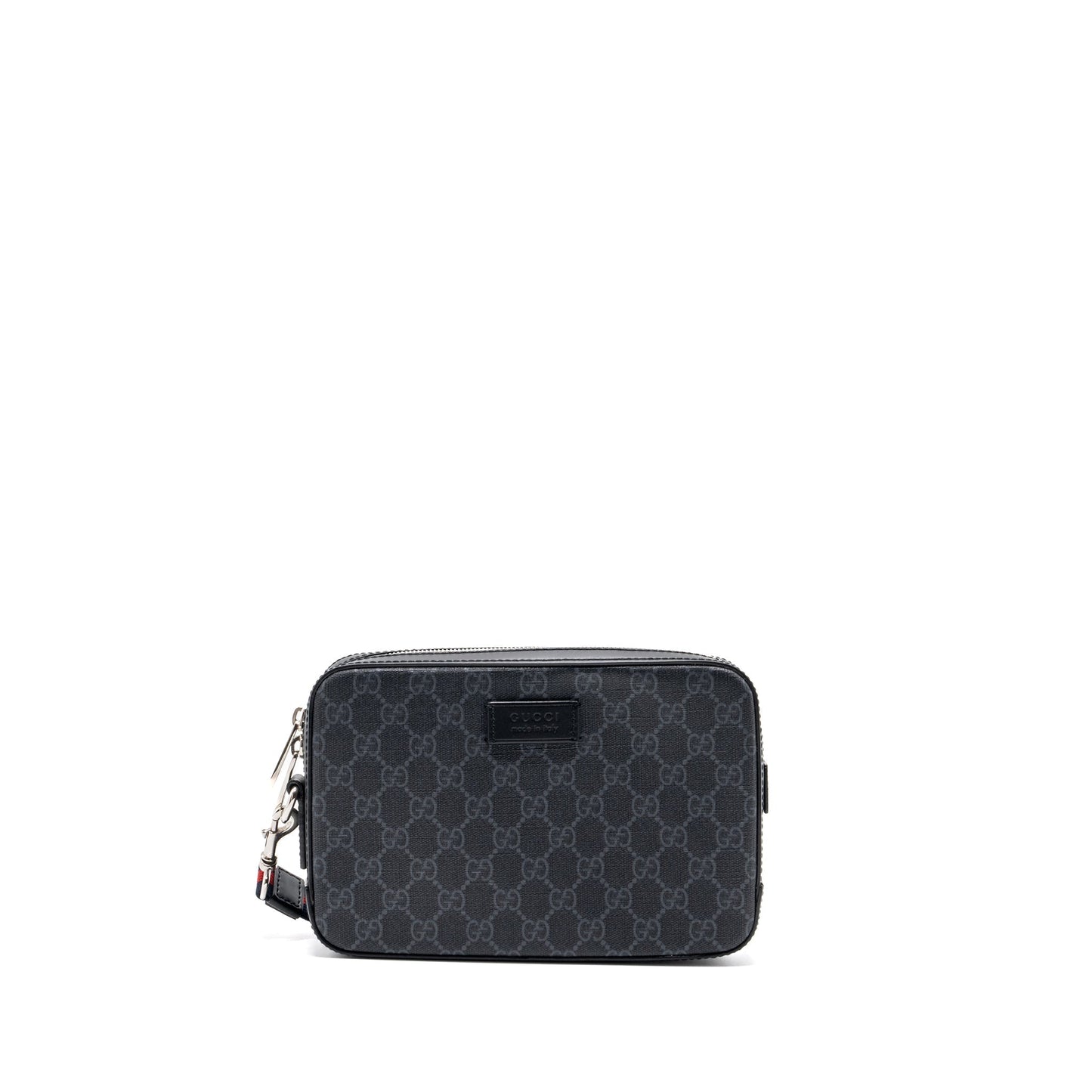 Gucci Clutch Supreme Shw Canvas Black Clutch Bag