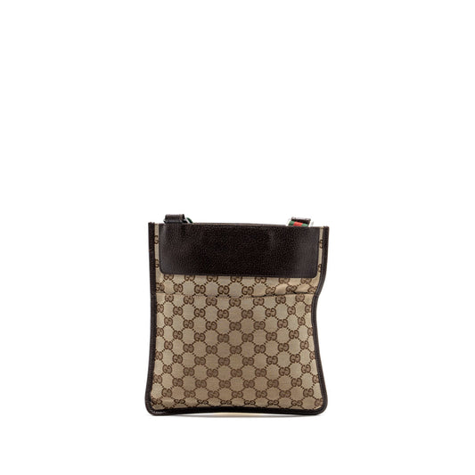 Gucci Bag Supreme Green Red Shw Leather Canvas Travel Bag