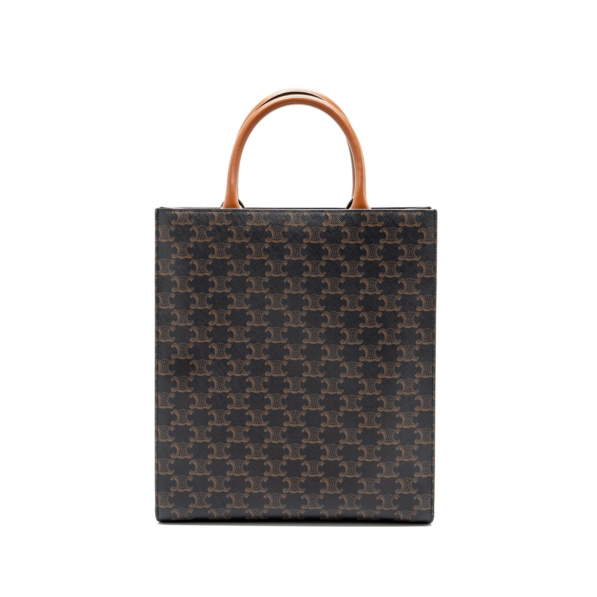 Luxury Vertical Cabas Triomphe Handbag Canvas Travel Bag