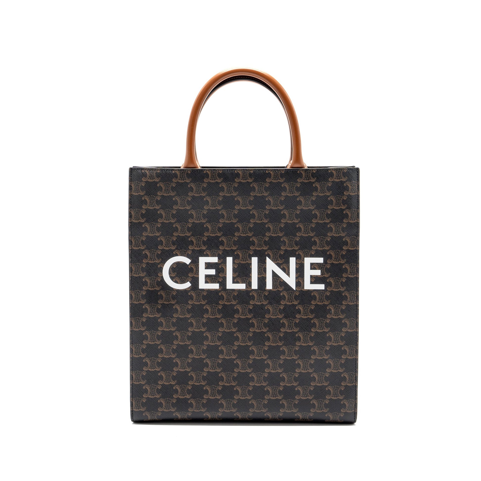 Luxury Vertical Cabas Triomphe Handbag Canvas Travel Bag