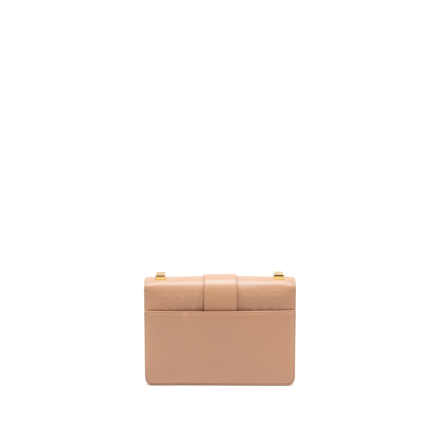 Dior Montaigne Purse Calfskin Handbag Beige Medium Travel Bag