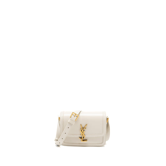 YSL Saint Laurent Solferino Satchel Crossbody Purse White Small Crossbody Bag