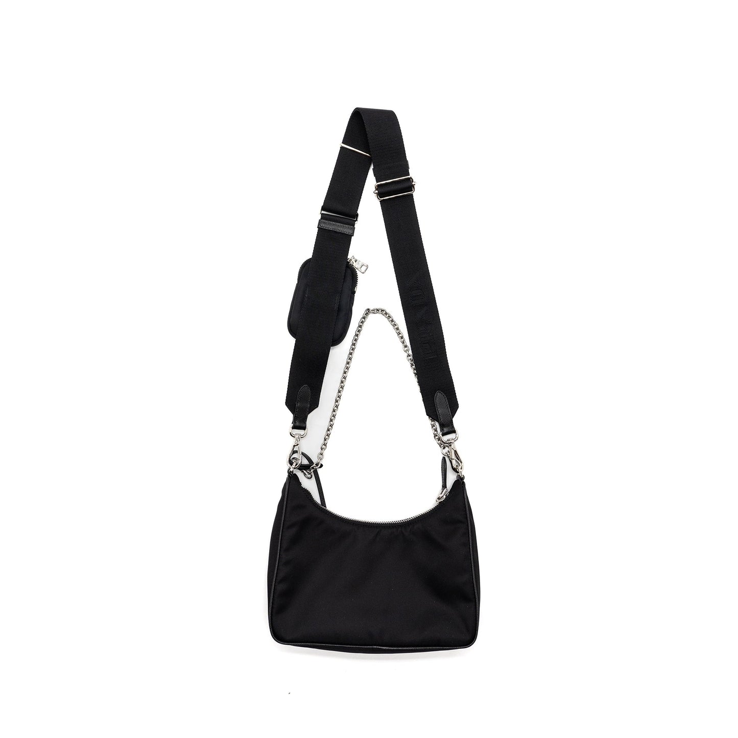 Reedition Handbag Nylon Black Travel Bag