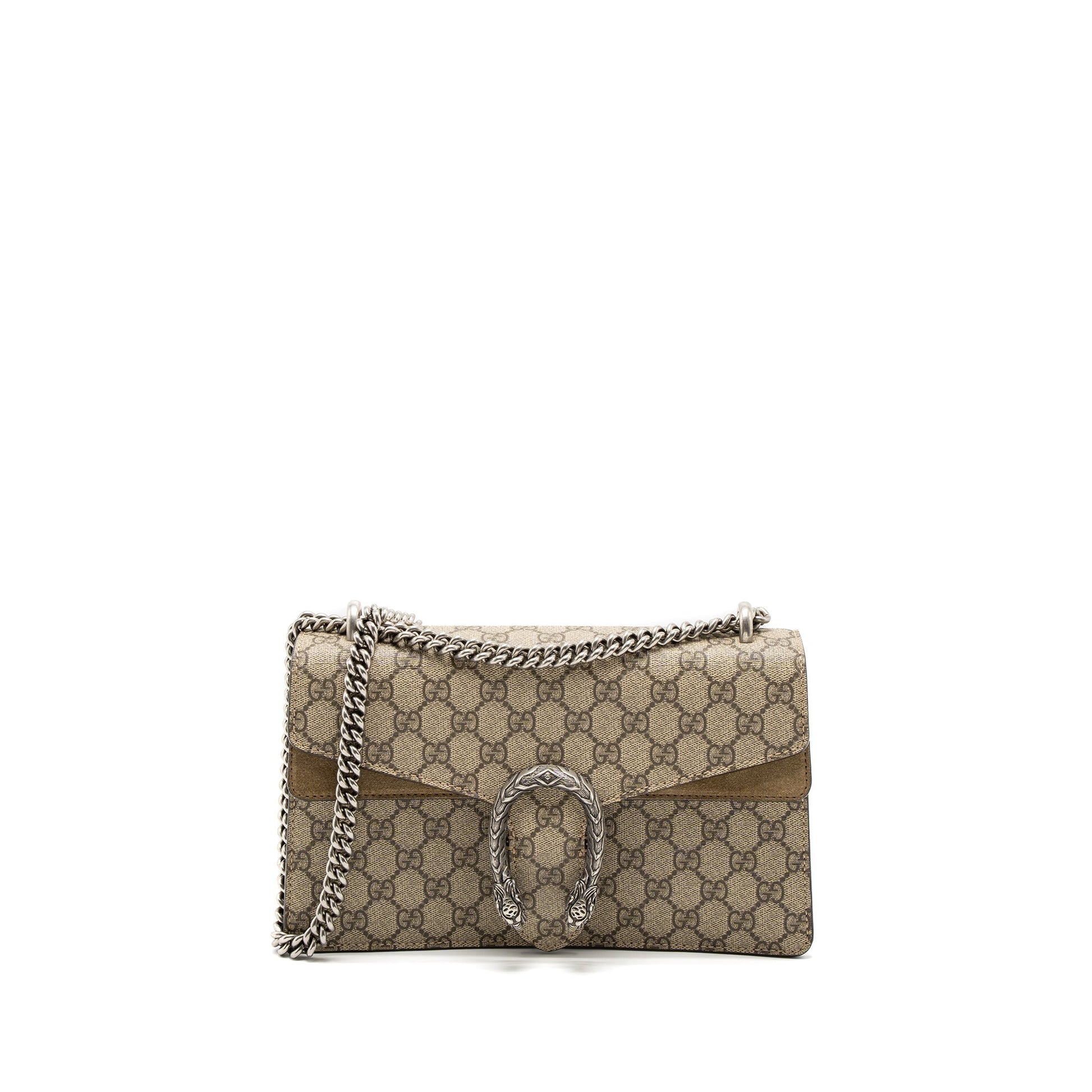 Gucci Small Dionysus Shoulder Bag Supreme Shw Canvas Suede