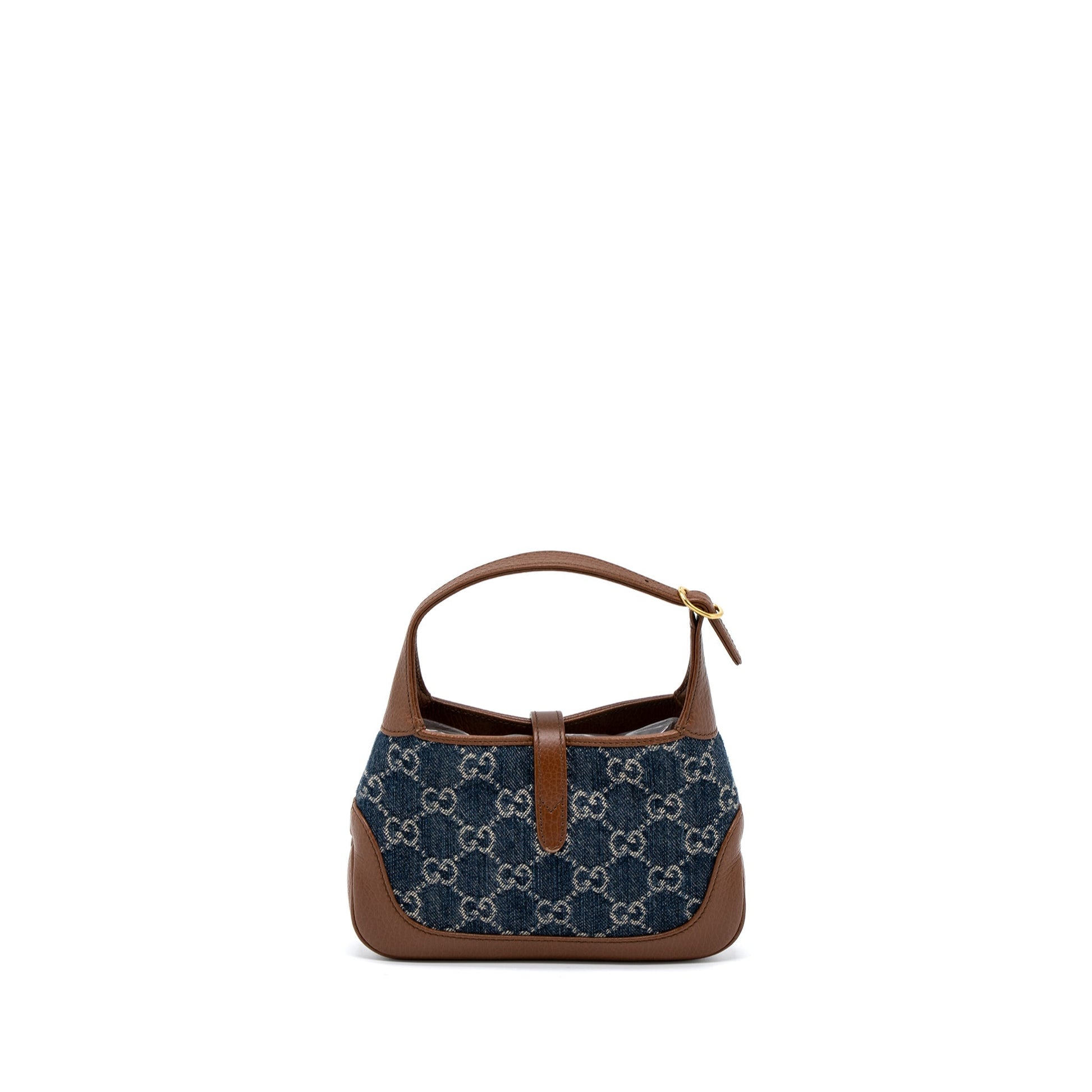 Gucci Mini Jackie Bag Denim Brown Travel Bag