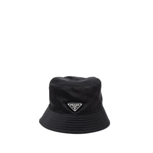 Prada Size S Re Hat Handbag Nylon Black Bucket Bag