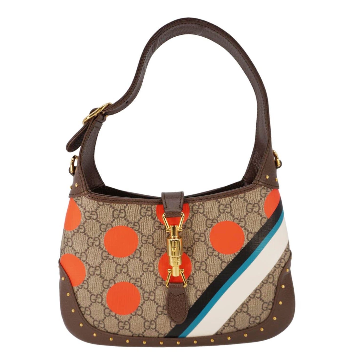 Gucci Jackie Supreme Shoulder Bag Canvas Beige