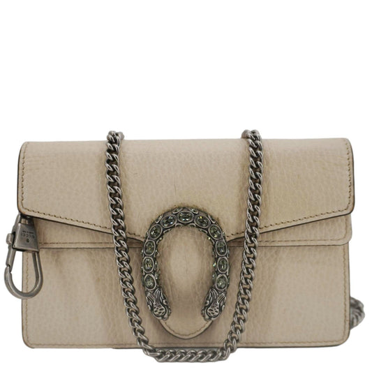 Gucci Dionysus Super Crossbody Bag Off Leather White