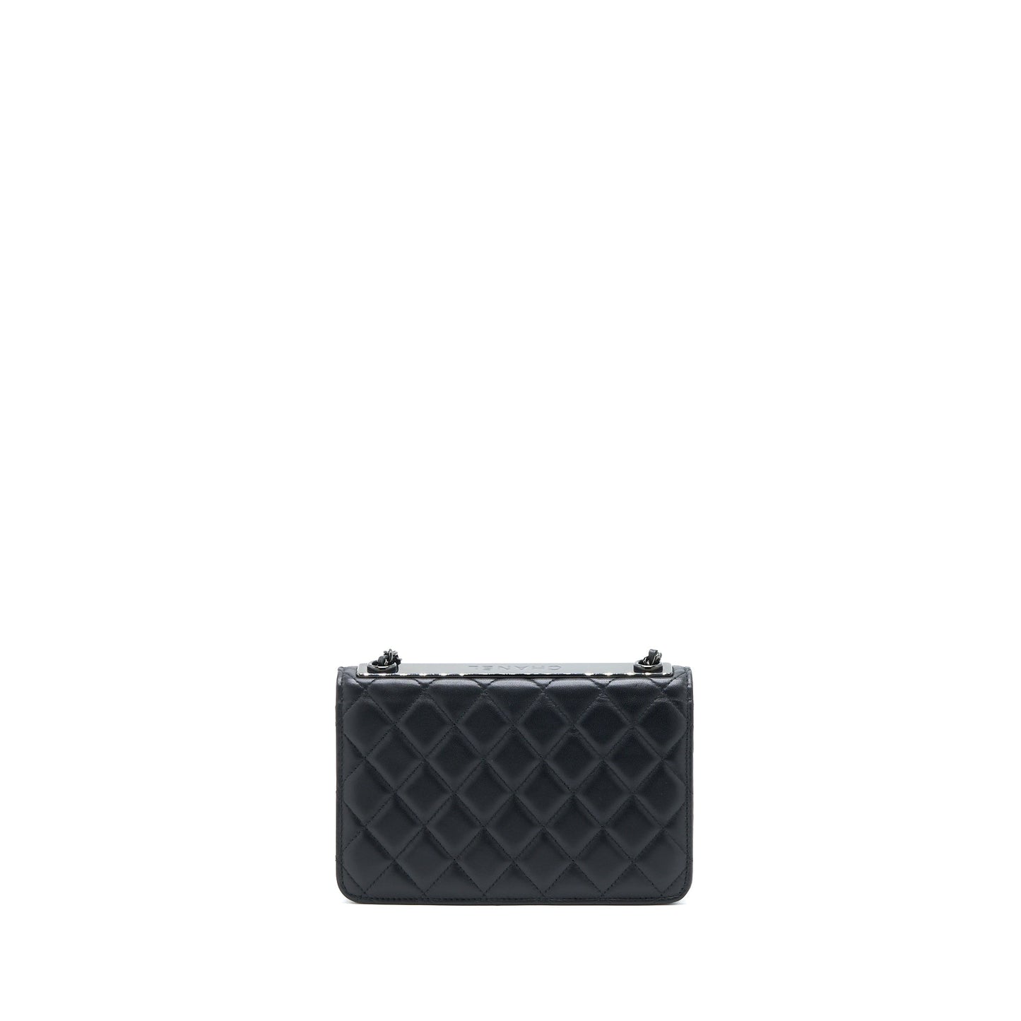 Chanel Trendy CC on Lambskin So Hardware Black Wallet Case