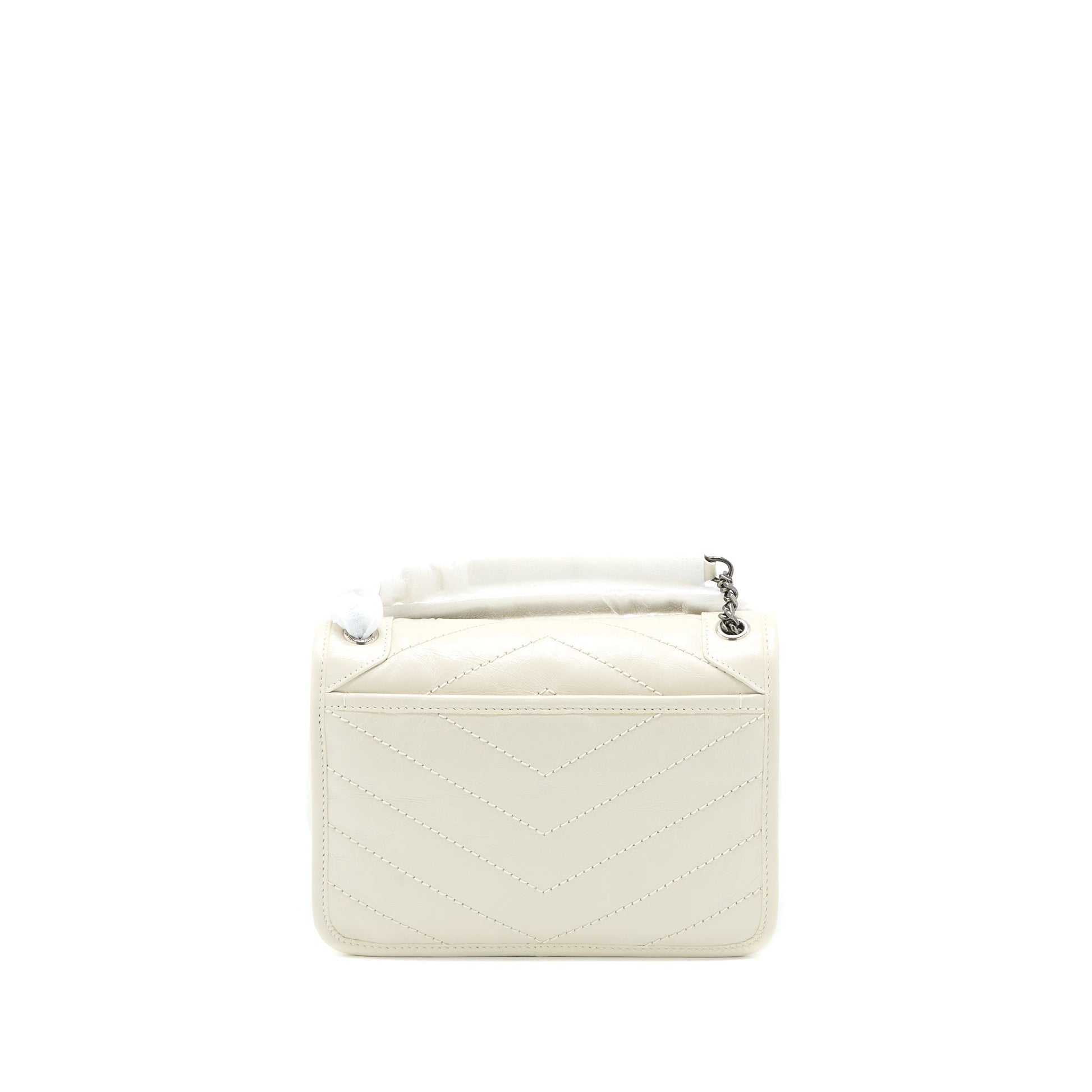 YSL Saint Laurent Saint Laurent Niki Baby Purse In Crinkled Chain Travel Bag