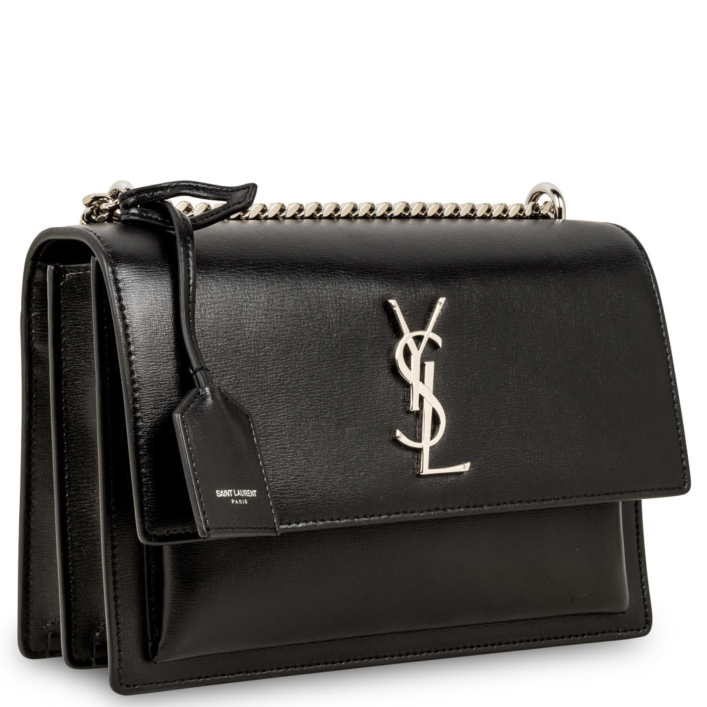 YSL Saint Laurent Sunset Crossbody Bag Medium Sunset Medium